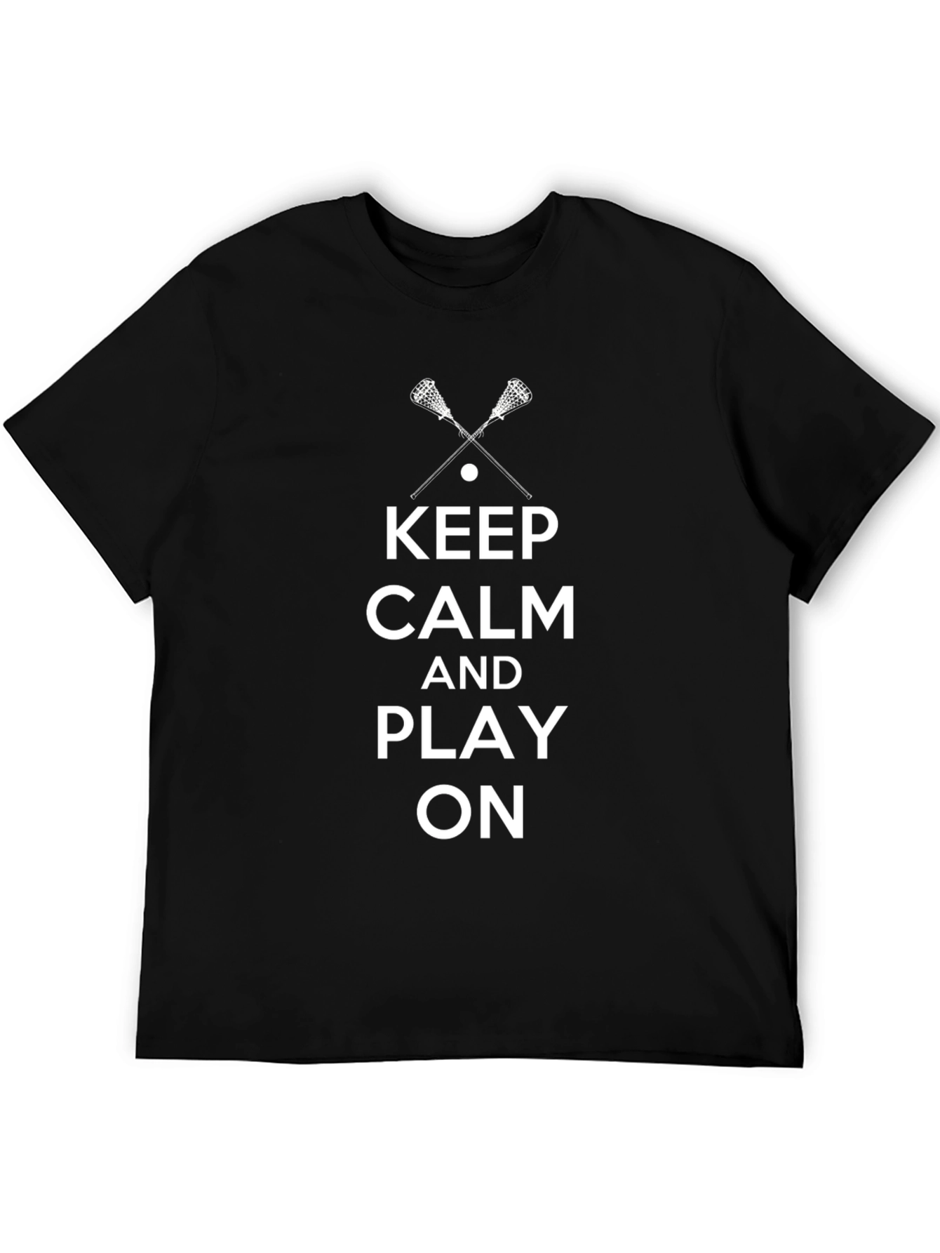 Keep Calm Lacrosse Graphic Tee