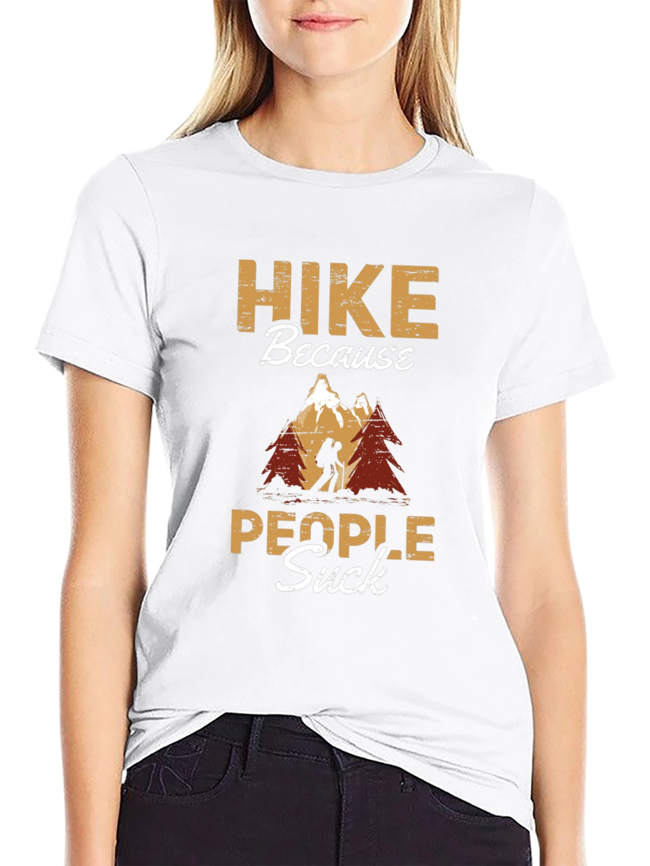 Hike Because People Suck T-Shirt