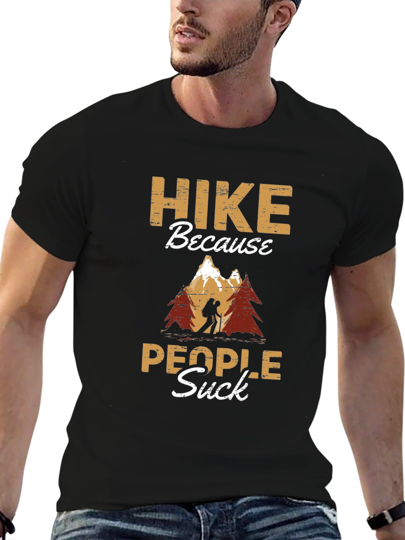 Hike Because People Suck T-Shirt