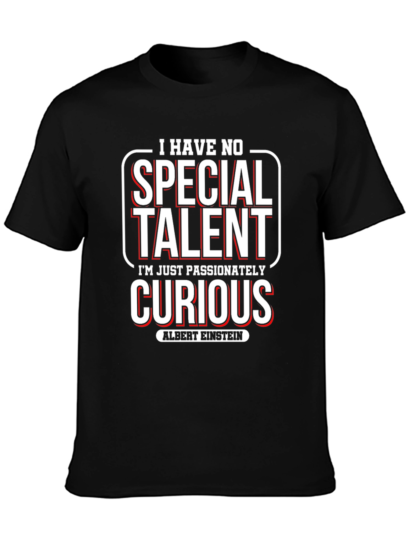 Curious Albert Einstein T-Shirt