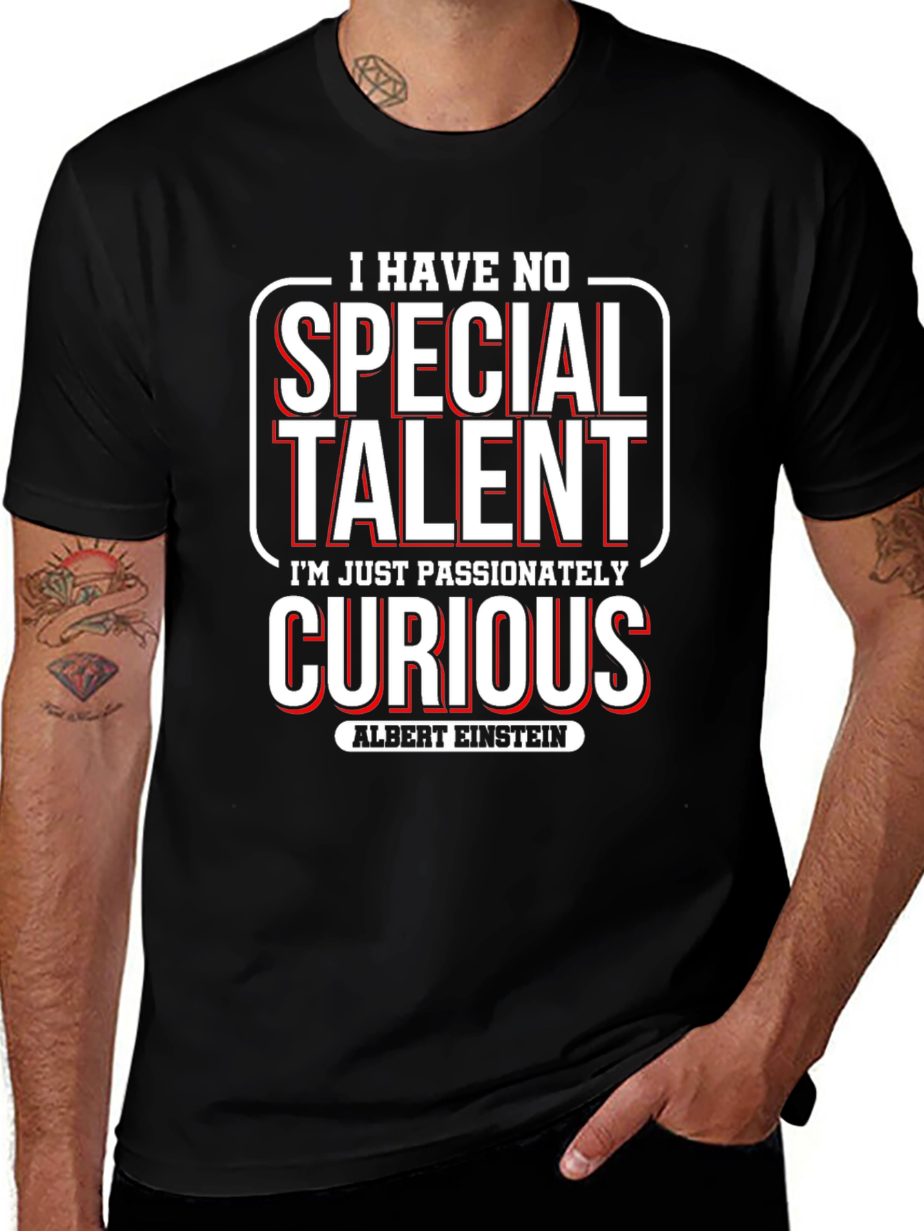 Curious Albert Einstein T-Shirt