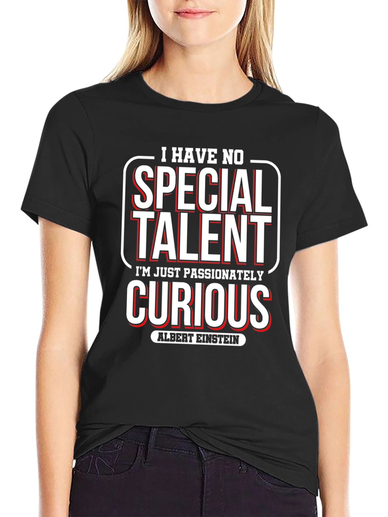Curious Albert Einstein T-Shirt