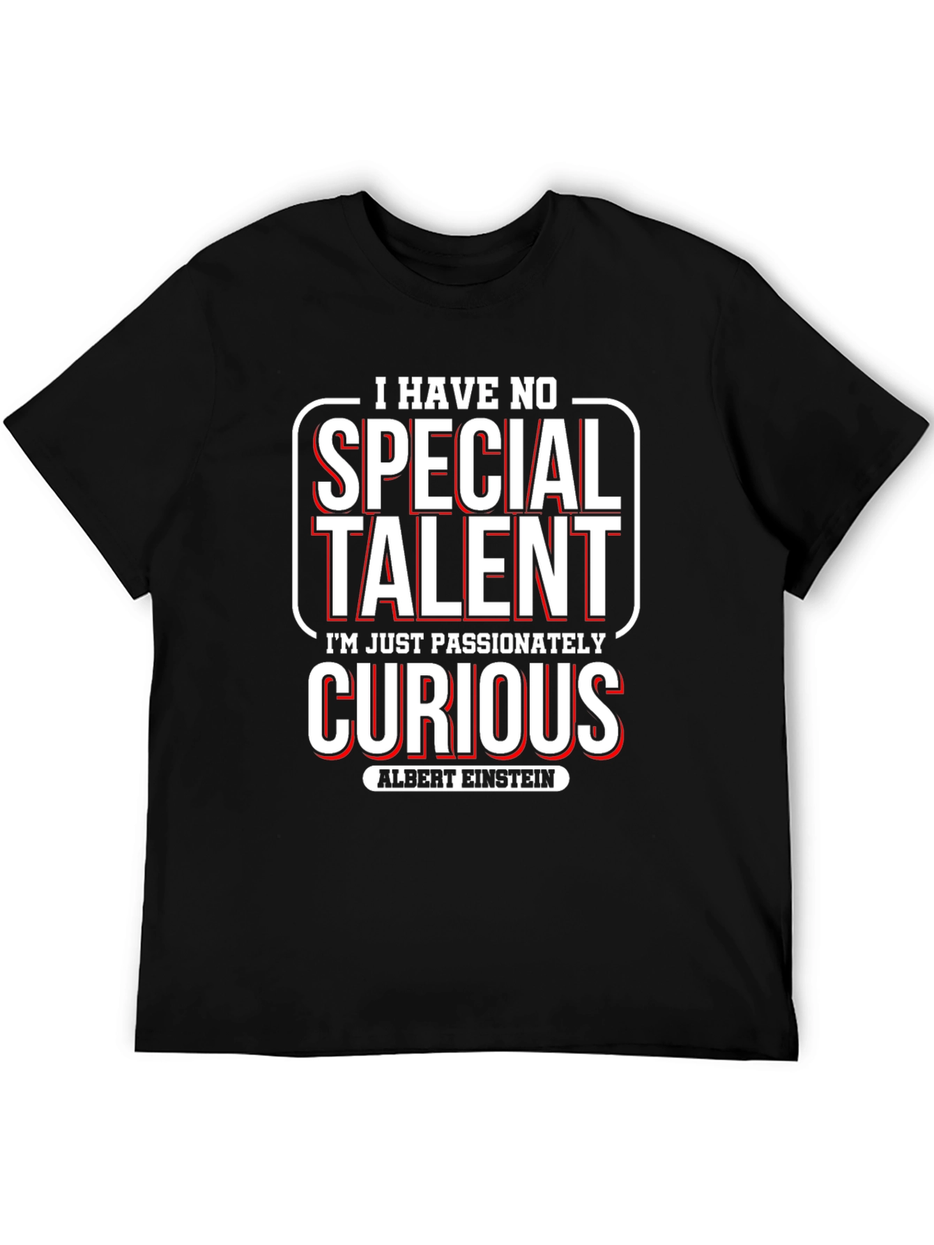 Curious Albert Einstein T-Shirt