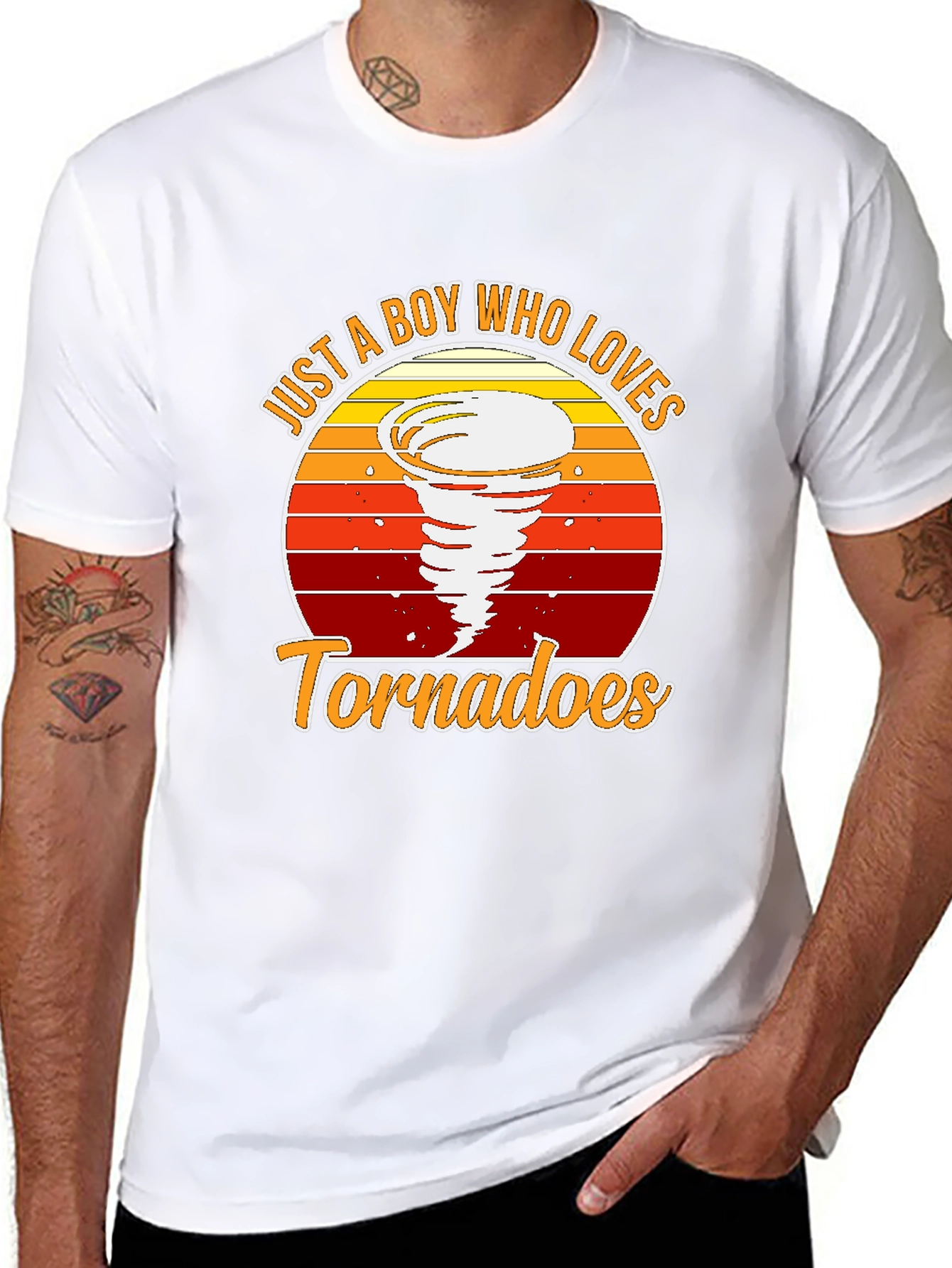 Boy Who Loves Tornadoes Graphic T-Shirt