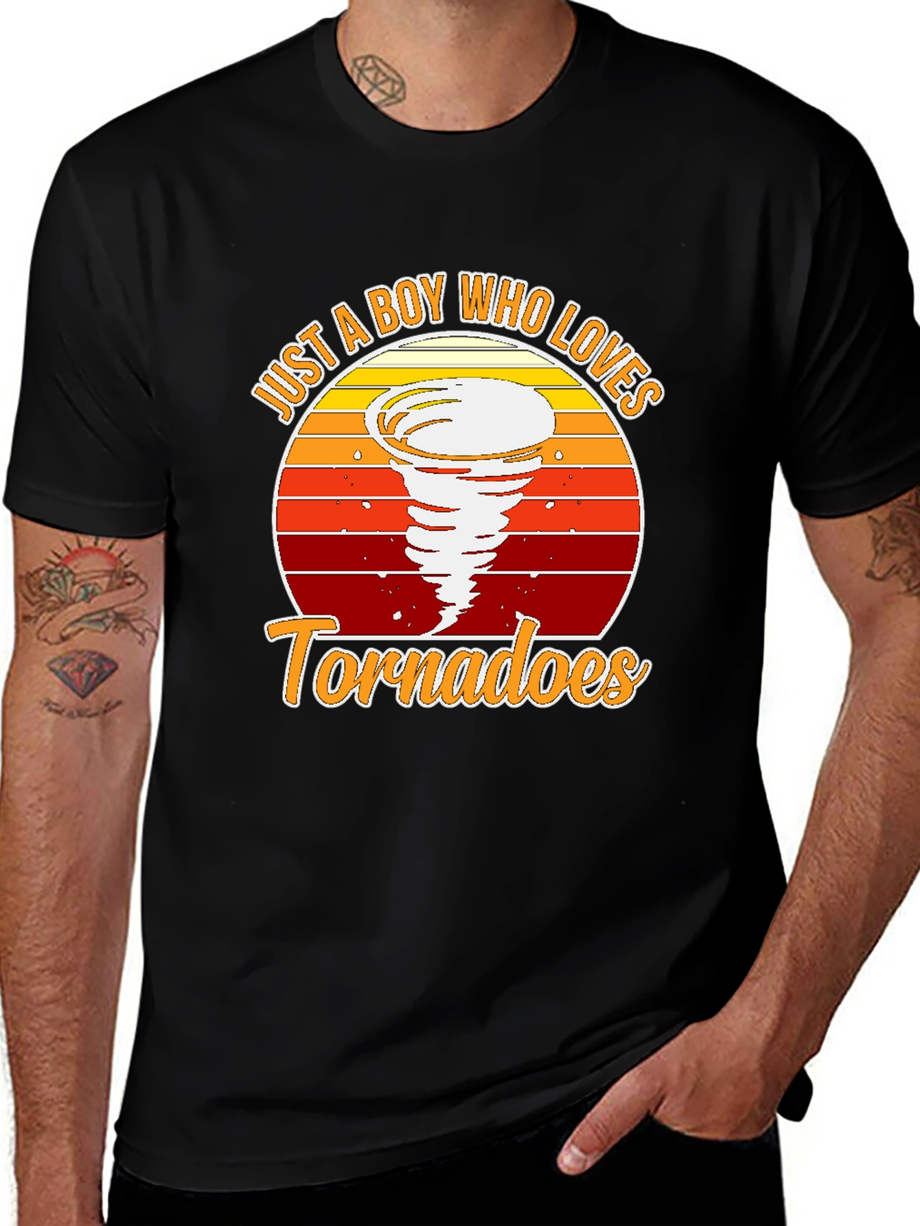 Boy Who Loves Tornadoes Graphic T-Shirt
