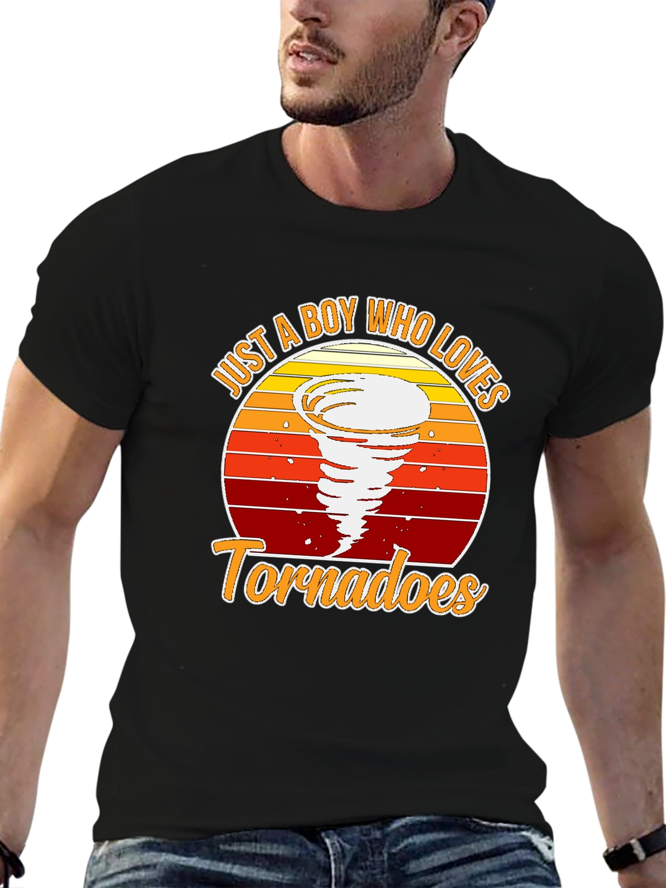 Boy Who Loves Tornadoes Graphic T-Shirt