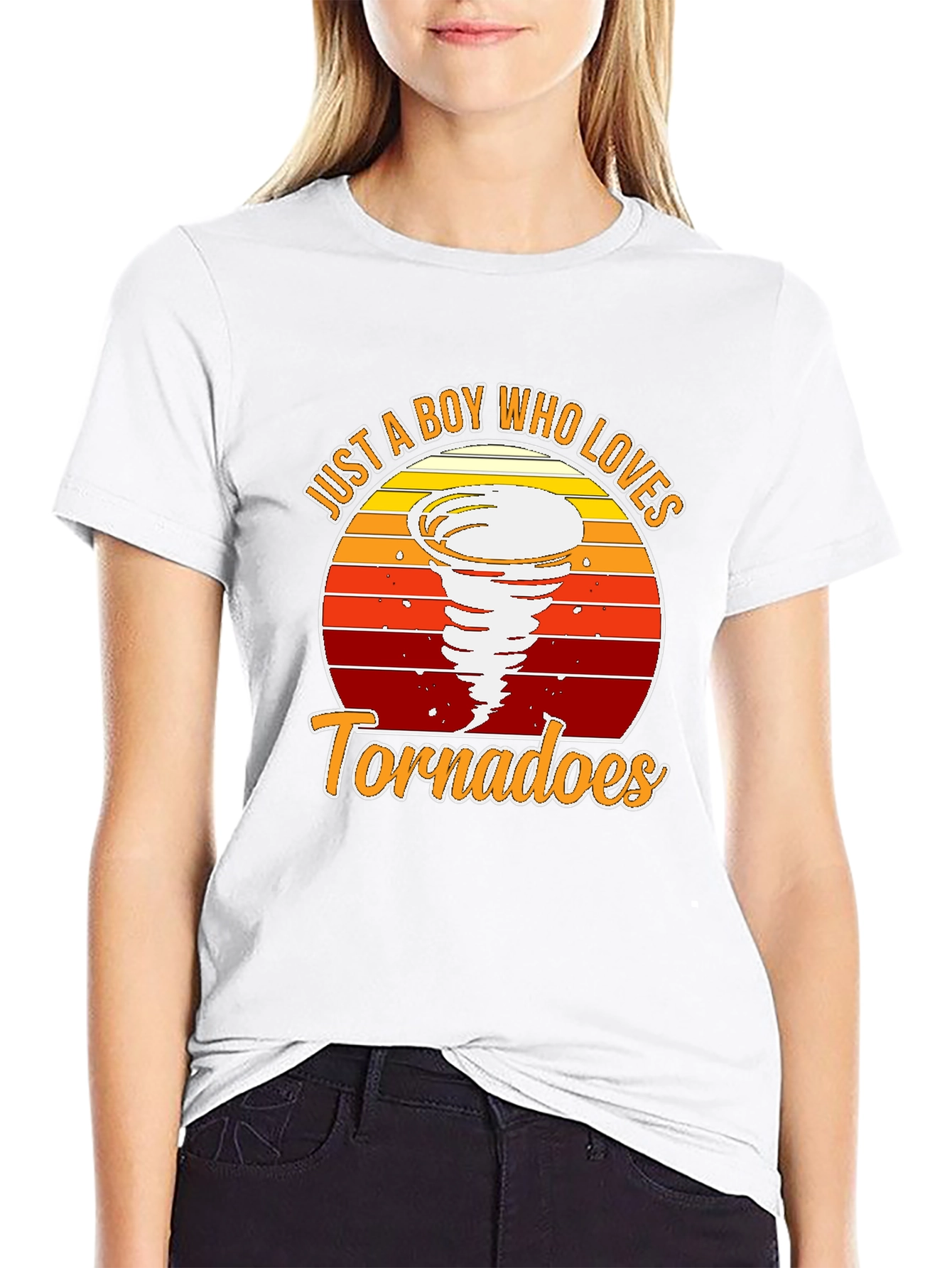 Boy Who Loves Tornadoes Graphic T-Shirt
