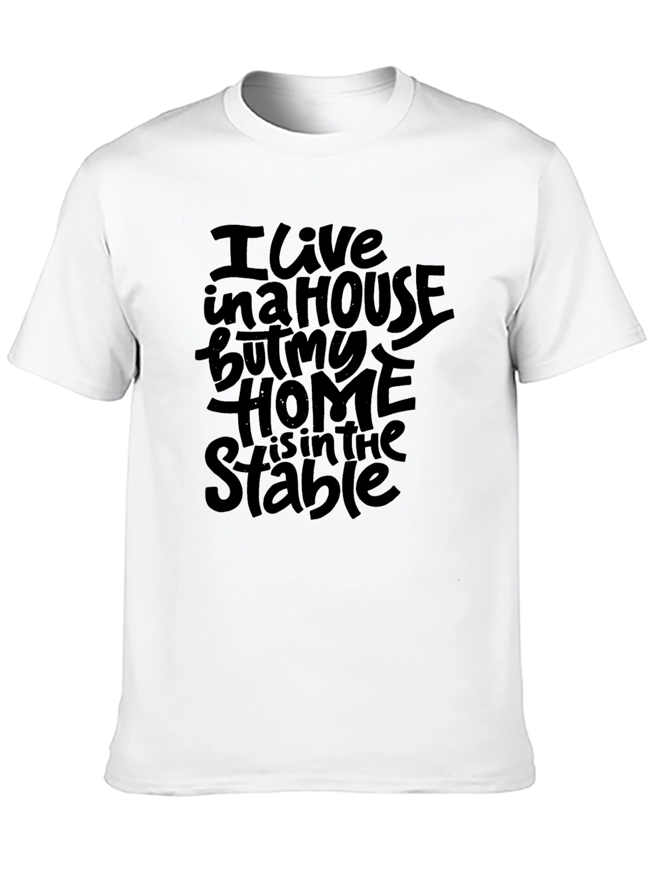 Stable Home Black T-Shirt