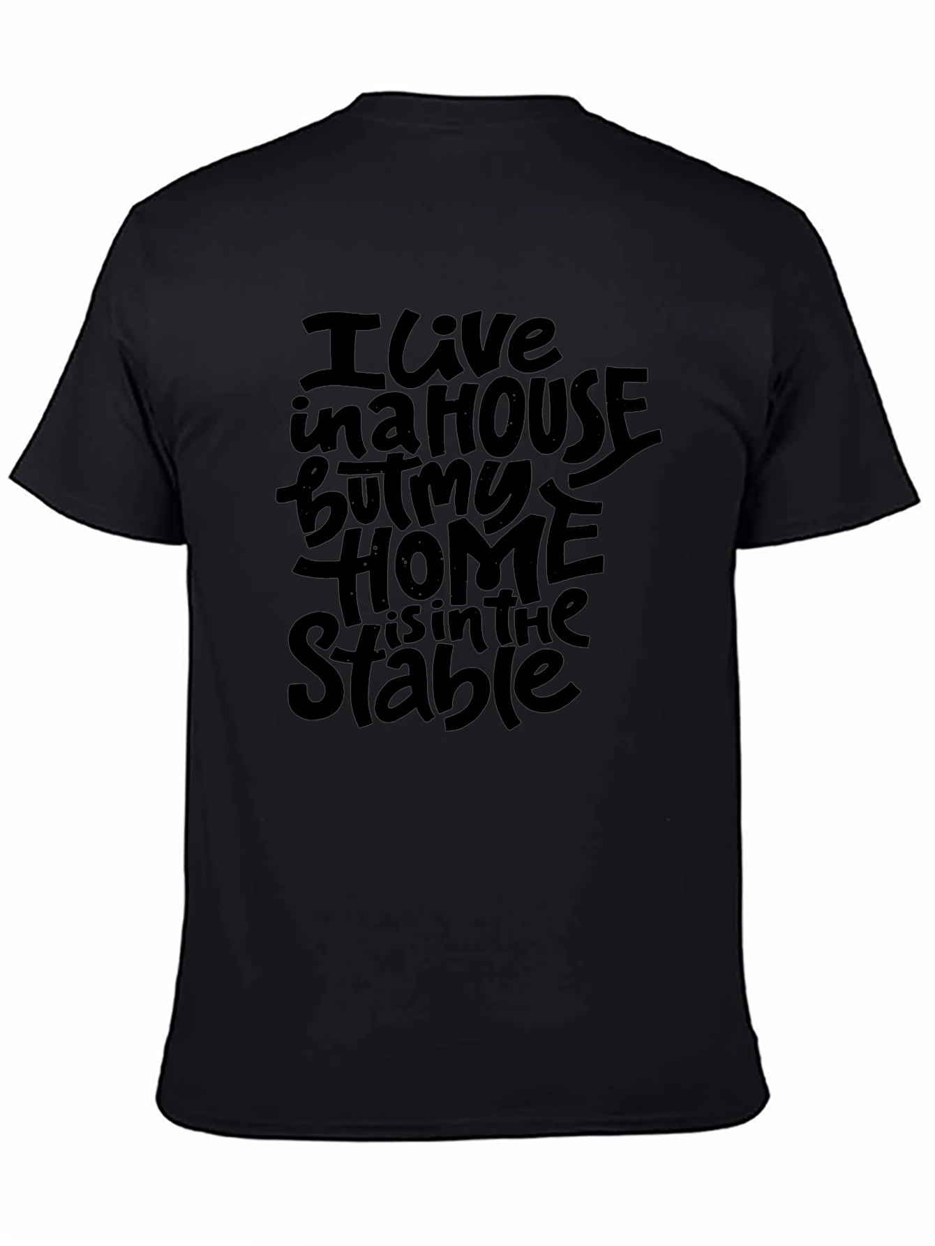 Stable Home Black T-Shirt