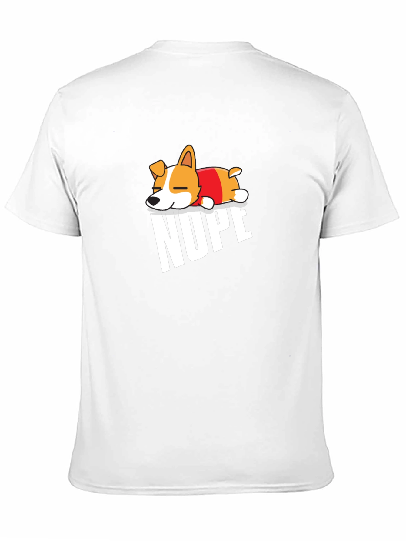 Nope Dog T-Shirt - Funny Graphic Tee