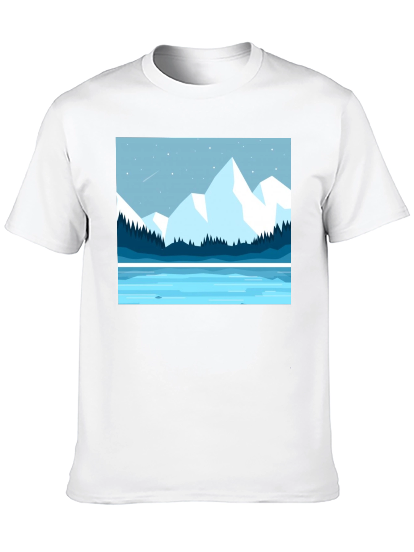 Mountain Scene Graphic T-Shirt