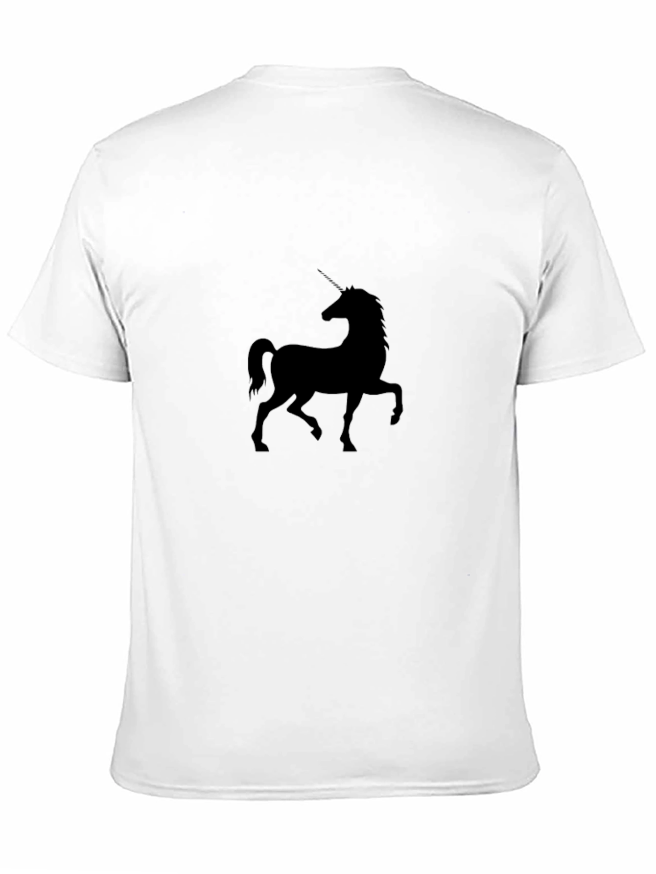 Unicorn Silhouette Black T-Shirt