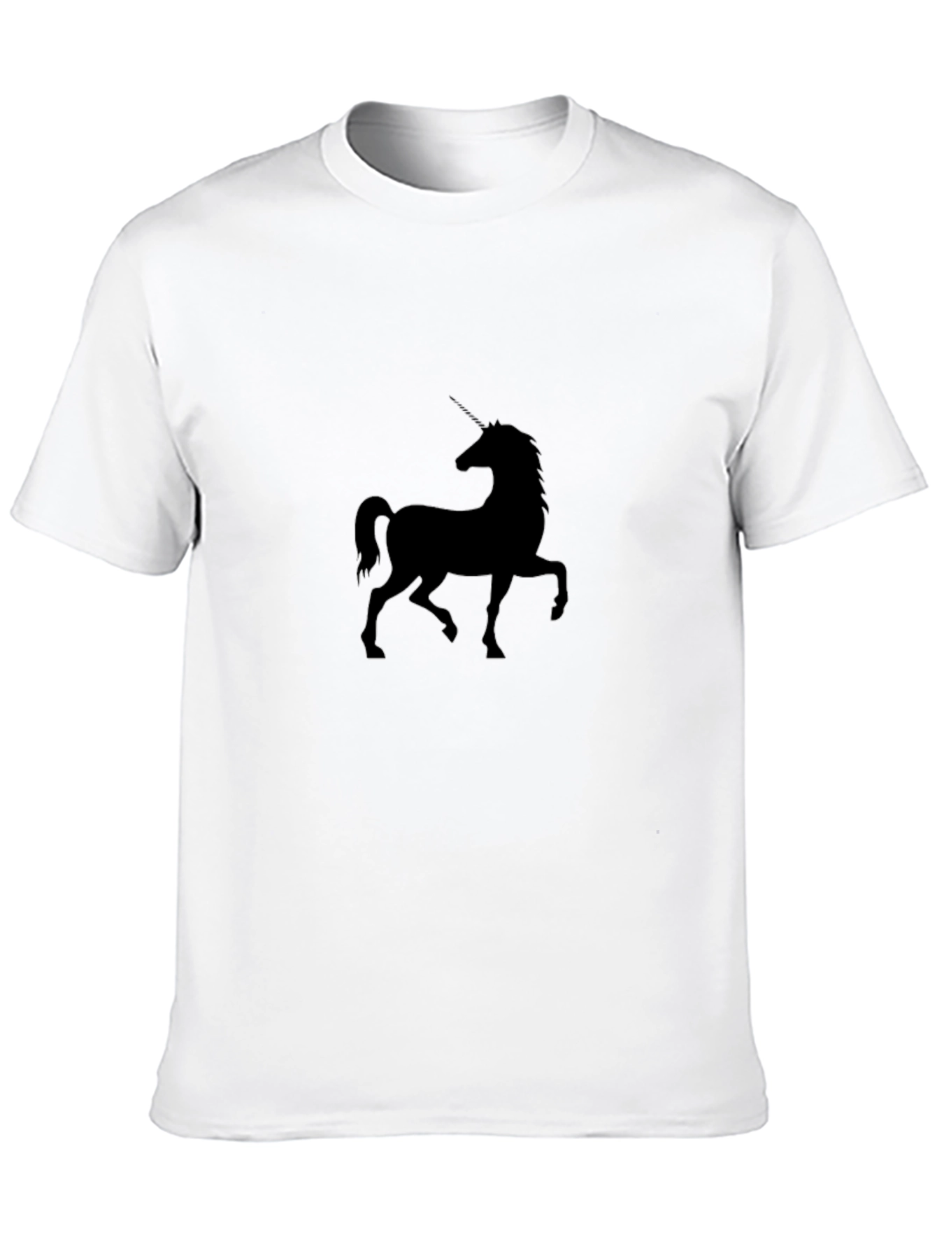 Unicorn Silhouette Black T-Shirt
