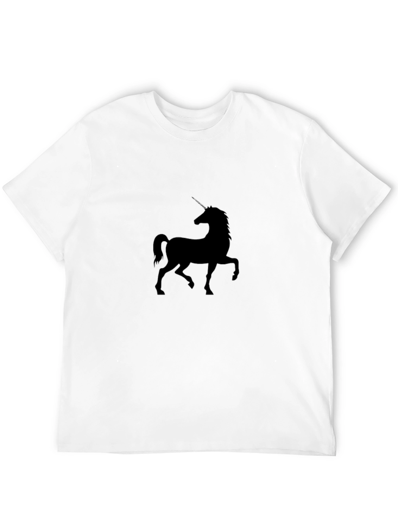 Unicorn Silhouette Black T-Shirt