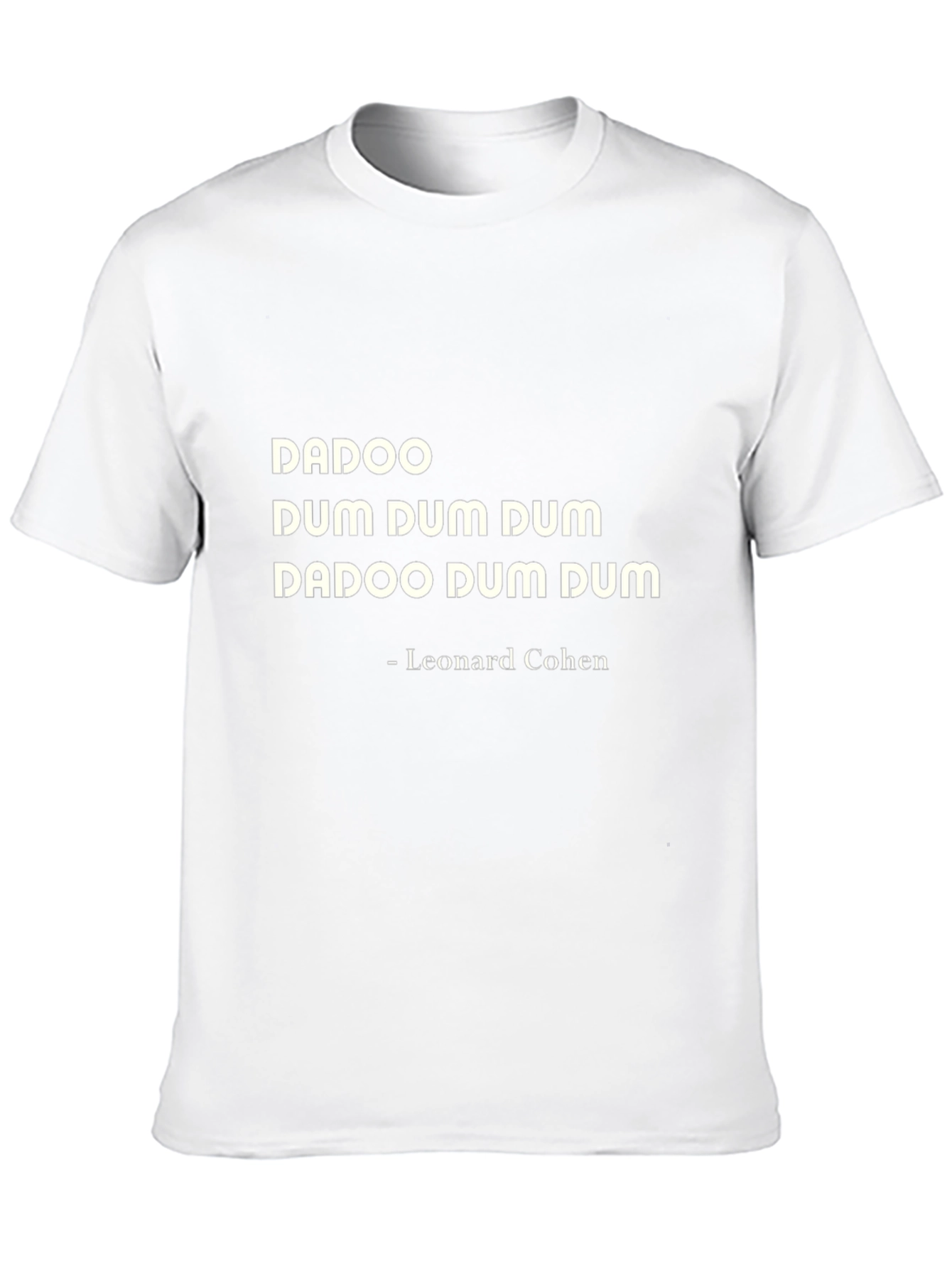 Leonard Cohen Lyrics T-Shirt