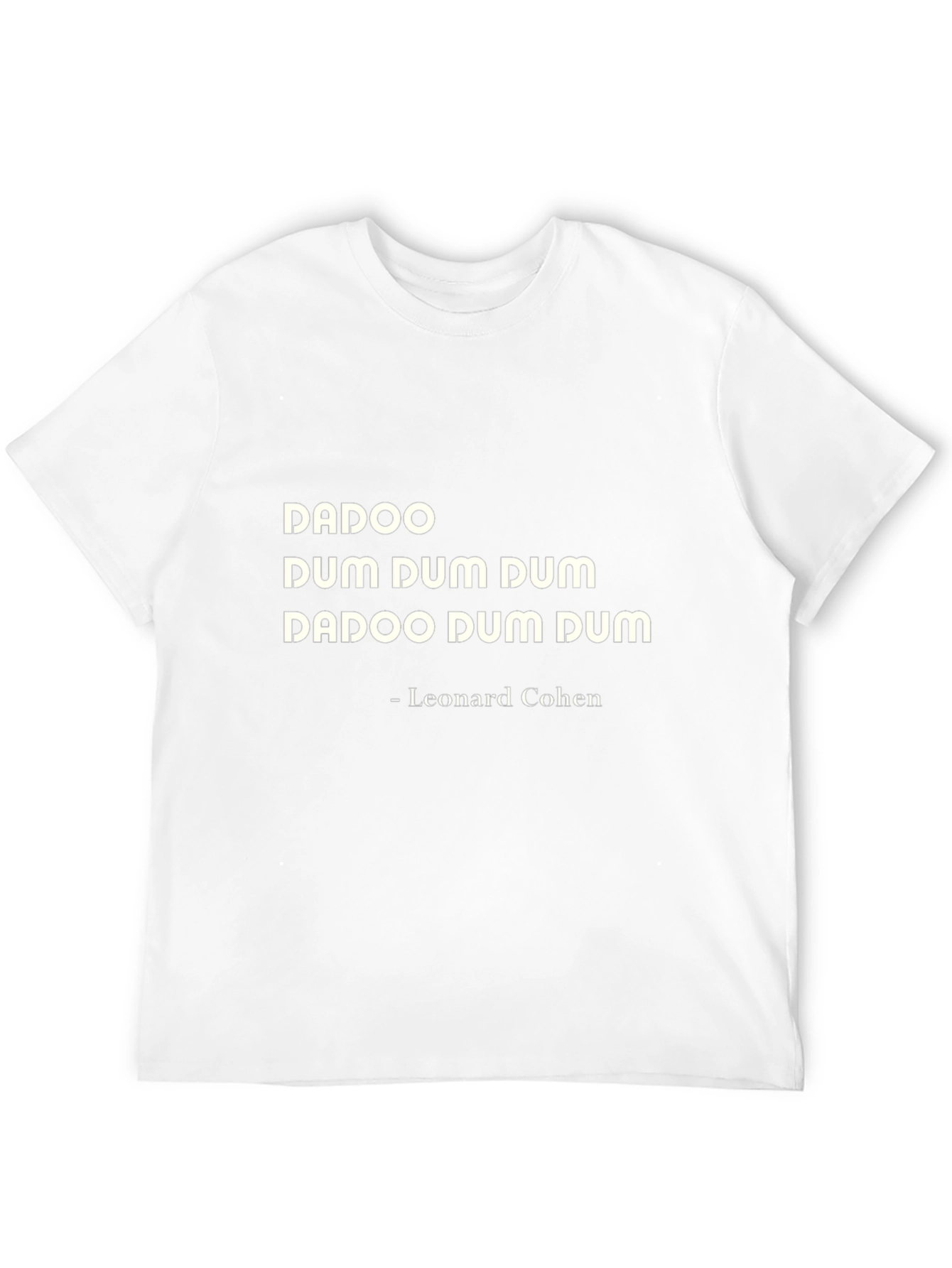 Leonard Cohen Lyrics T-Shirt