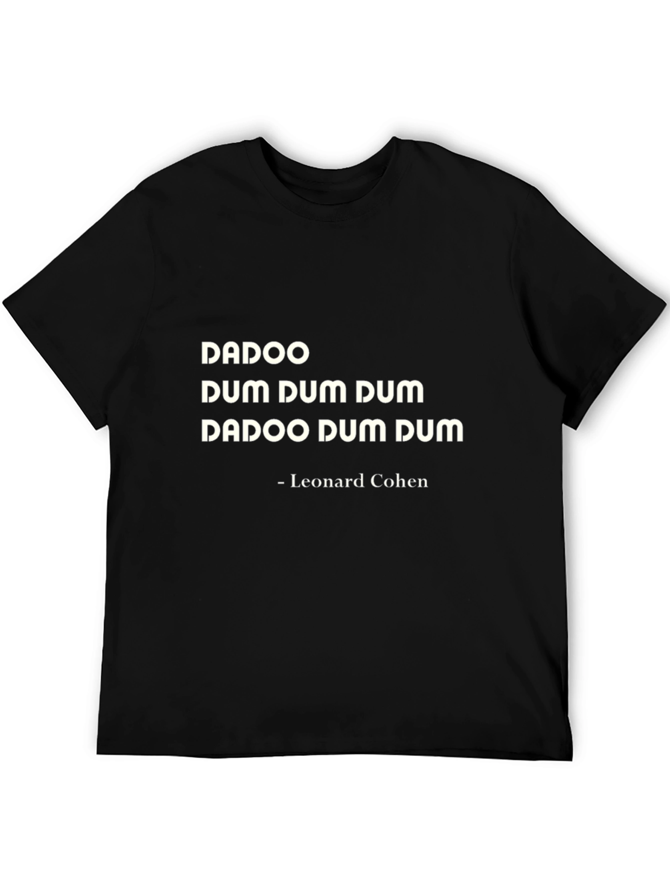 Leonard Cohen Lyrics T-Shirt