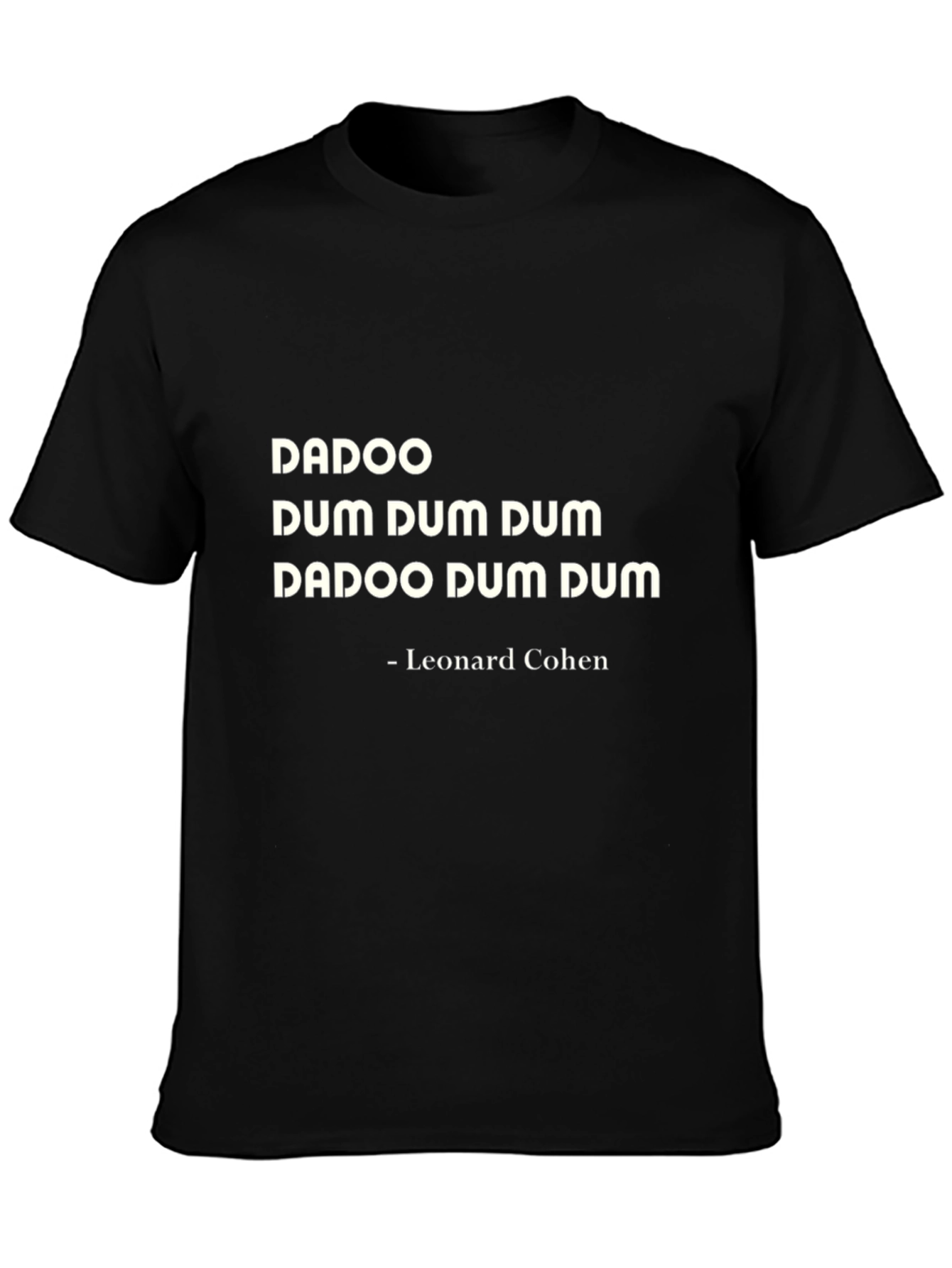 Leonard Cohen Lyrics T-Shirt