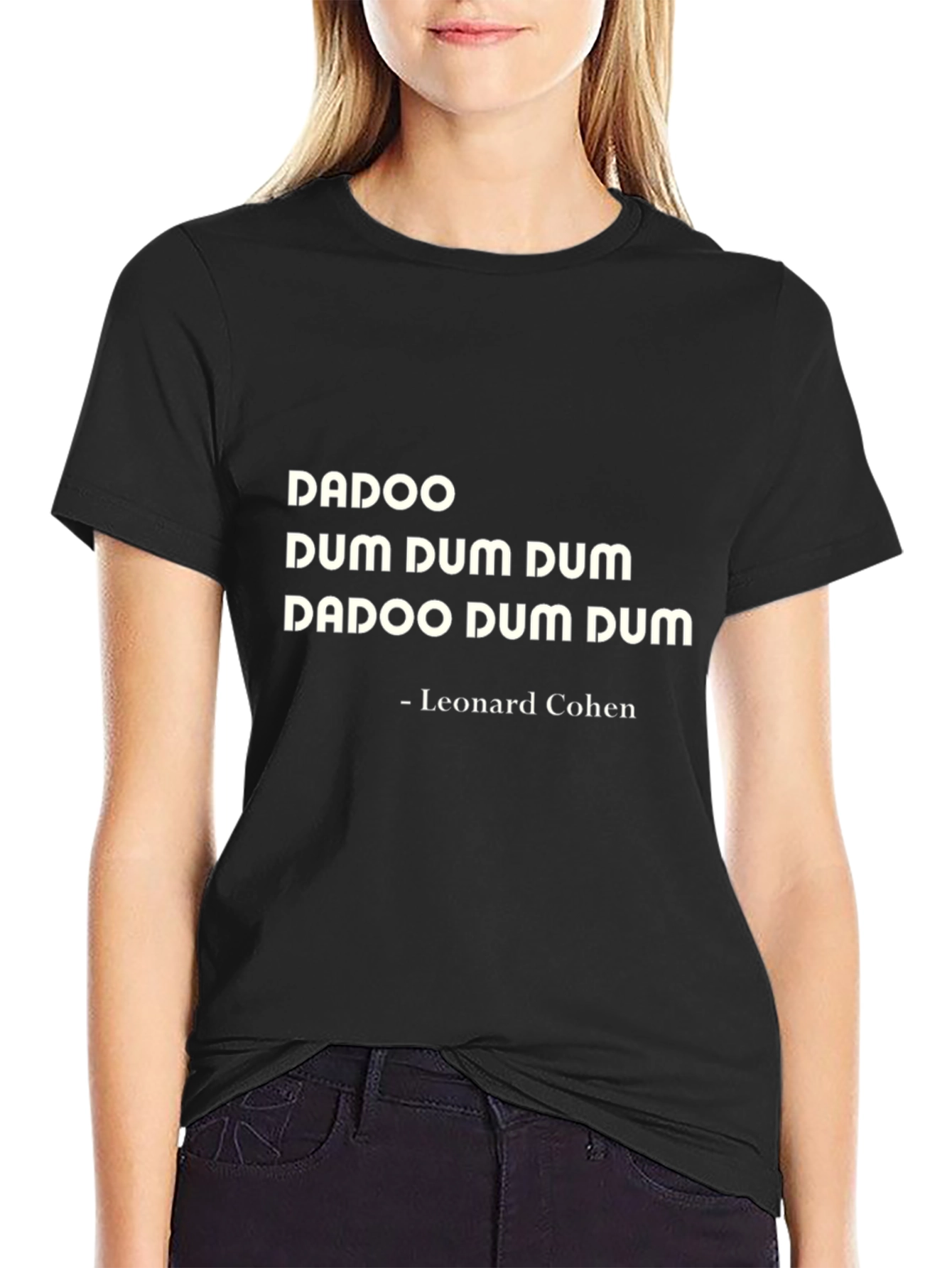 Leonard Cohen Lyrics T-Shirt