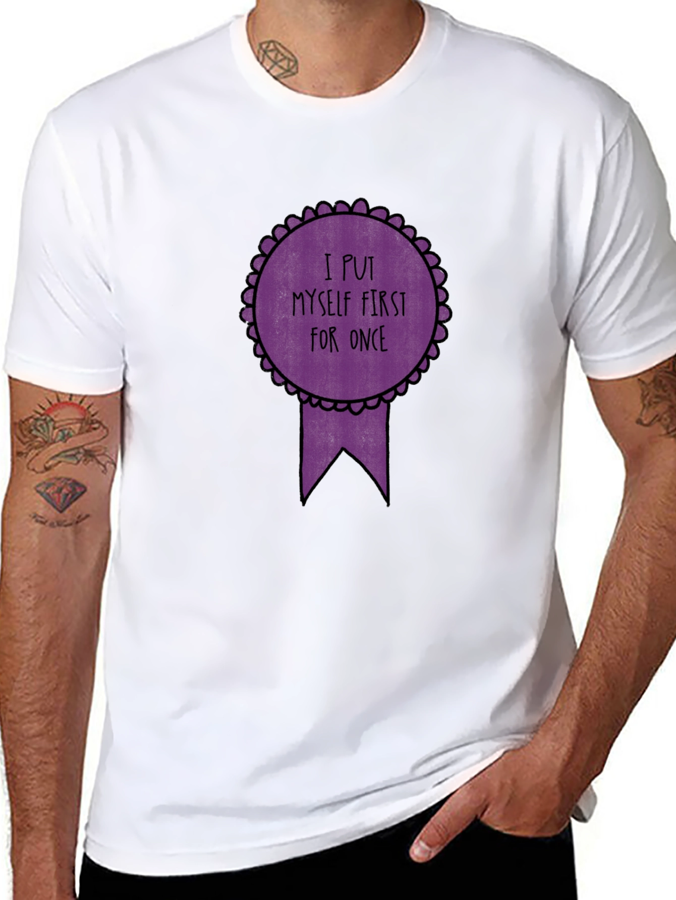 Empowering I Put Myself First Graphic Tee