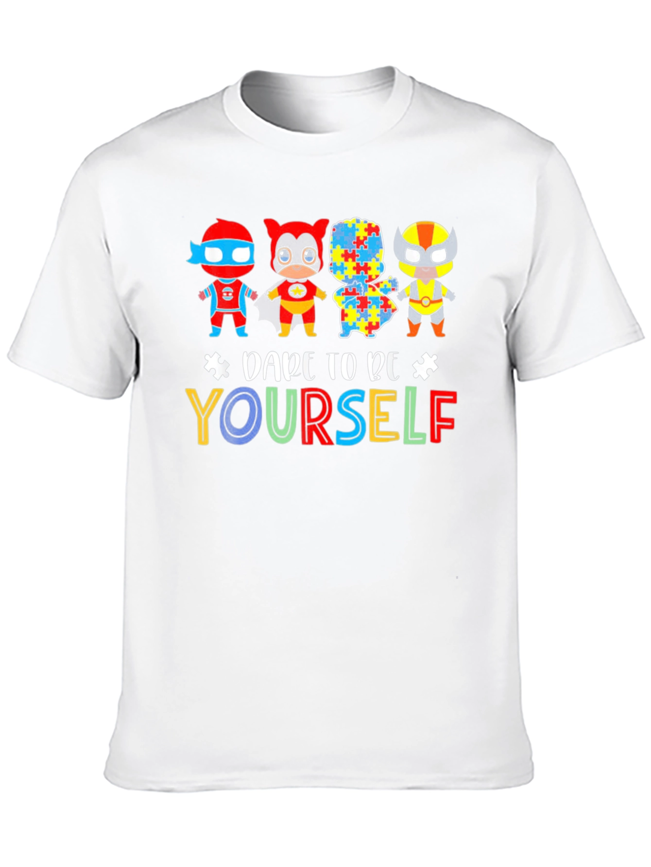 Dare To Be Yourself Autism Awareness Graphic Tee