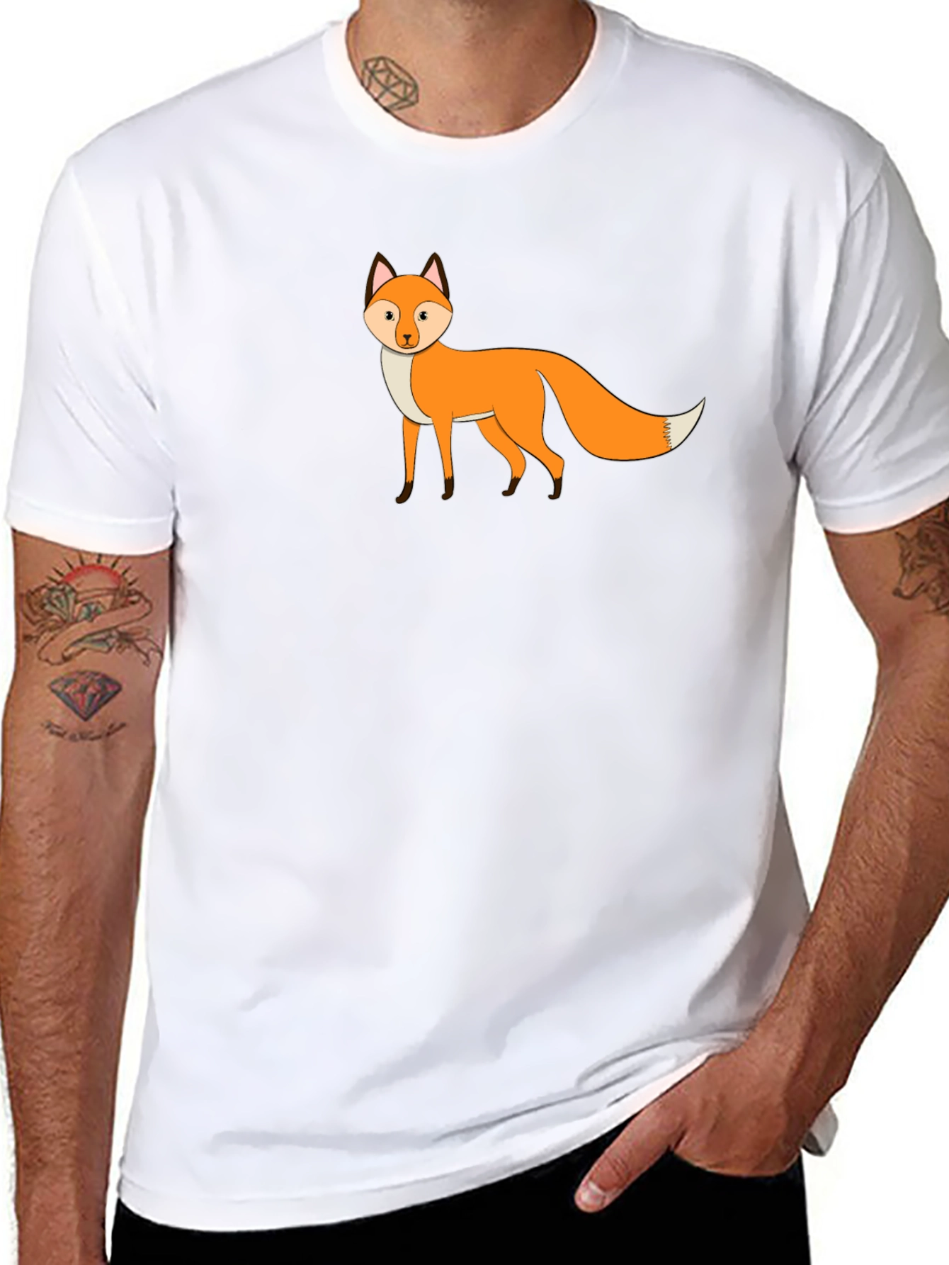 Fox Graphic Black T-Shirt