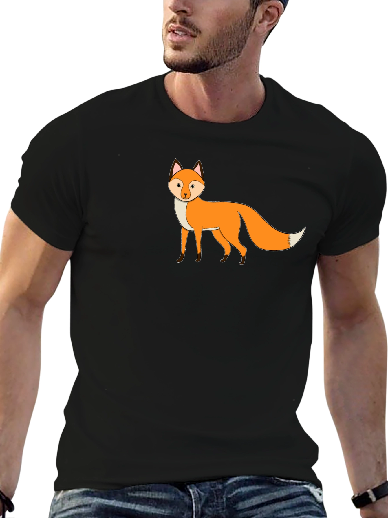 Fox Graphic Black T-Shirt
