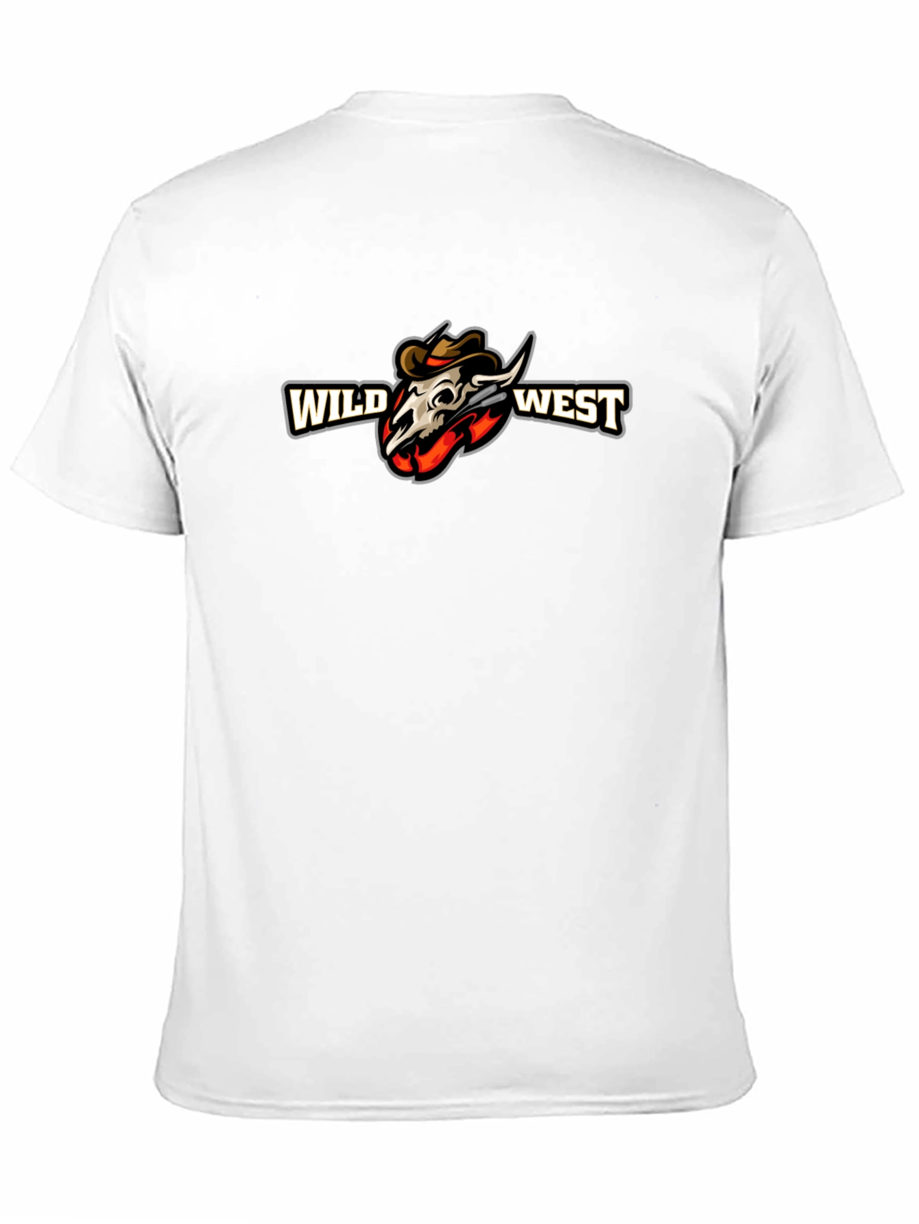 Wild West Graphic Print Black T-Shirt