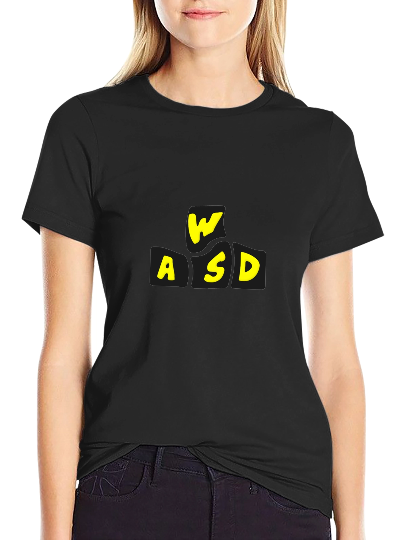 WASD Gaming T-Shirt - Black Short Sleeve