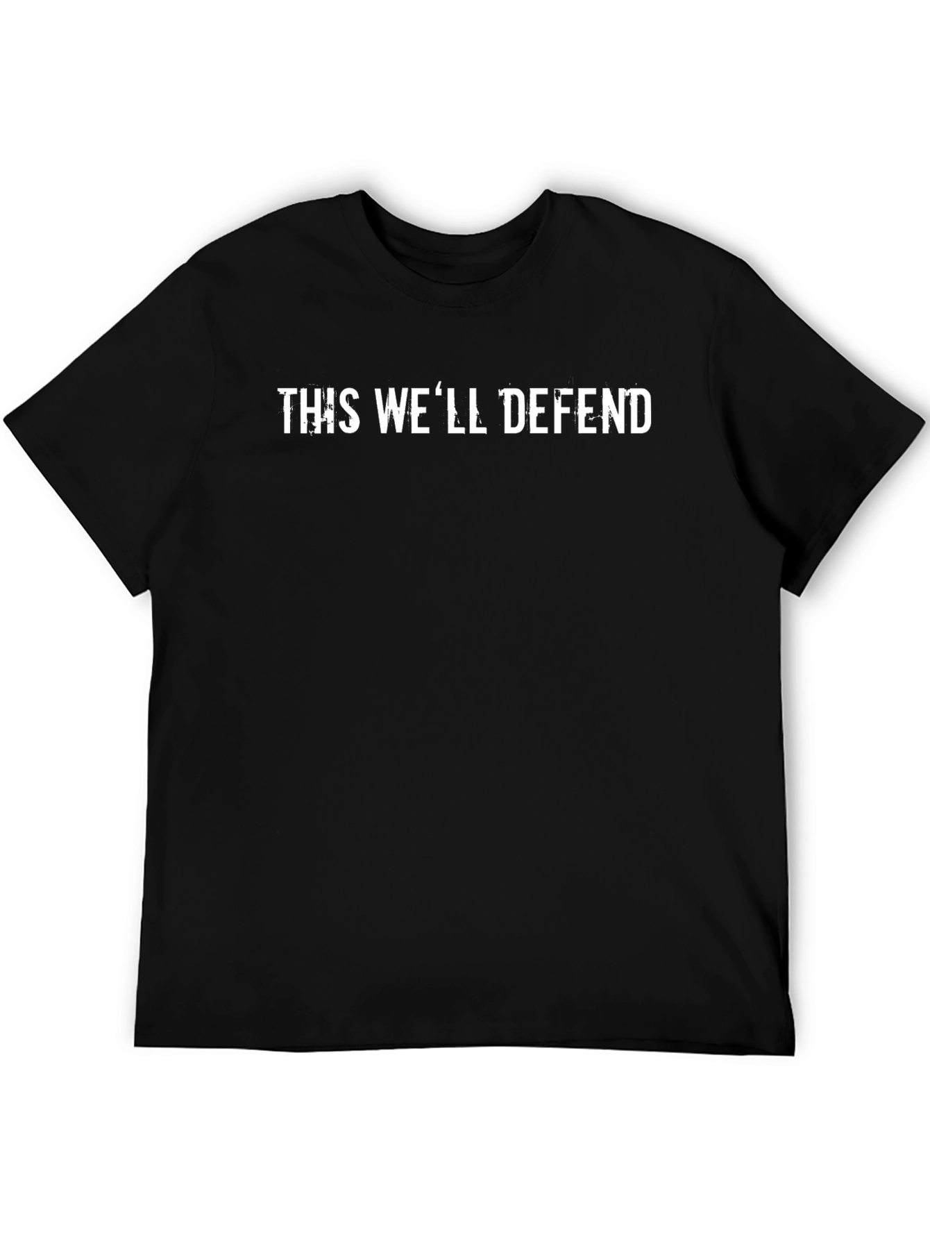 This Well Defend Black Graphic Tee