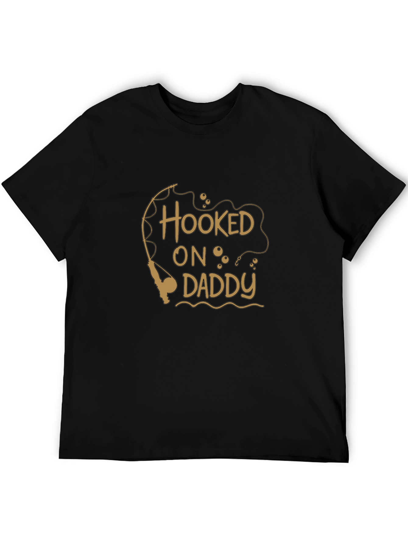 Hooked on Daddy Mens Graphic Tee