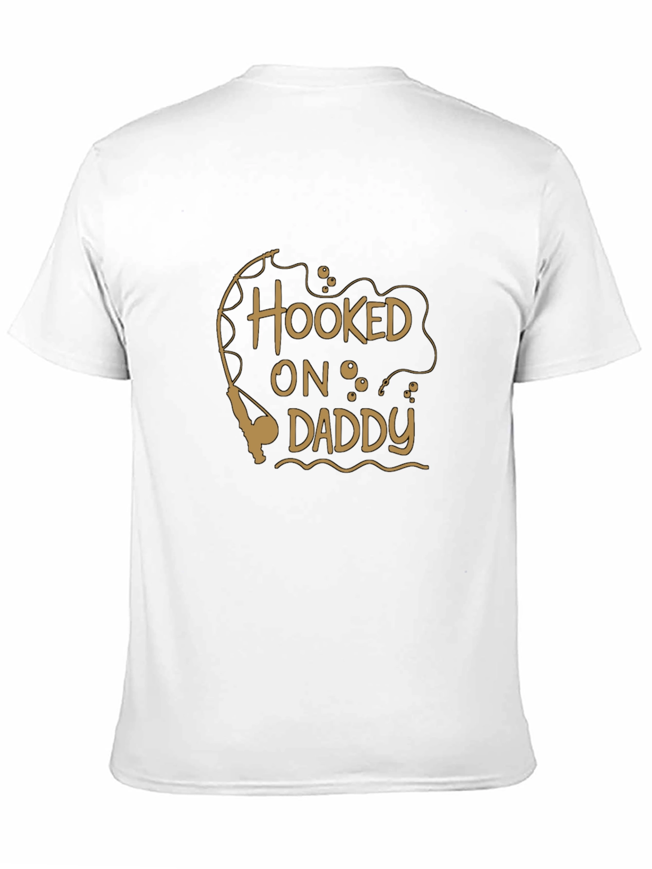 Hooked on Daddy Mens Graphic Tee
