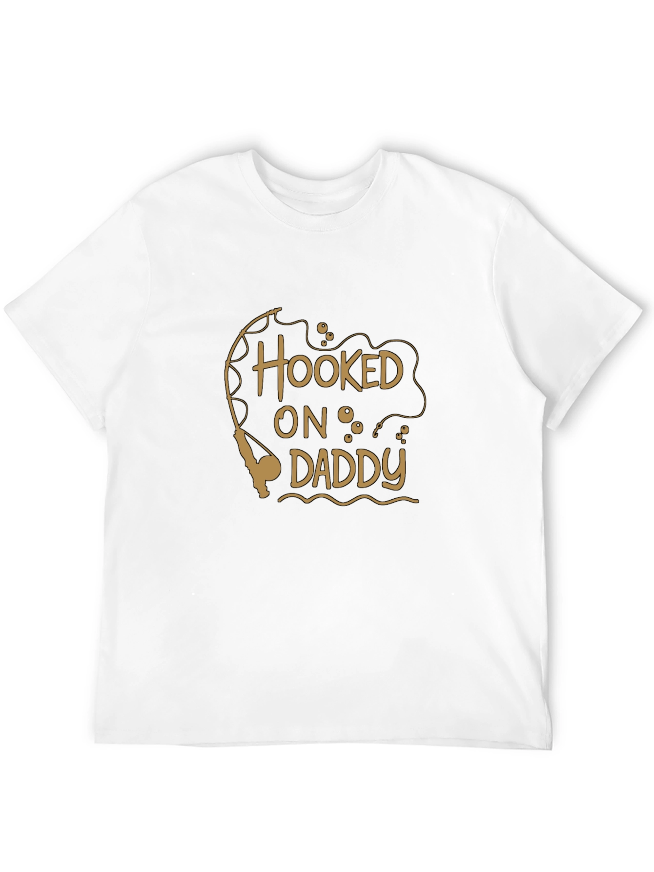 Hooked on Daddy Mens Graphic Tee