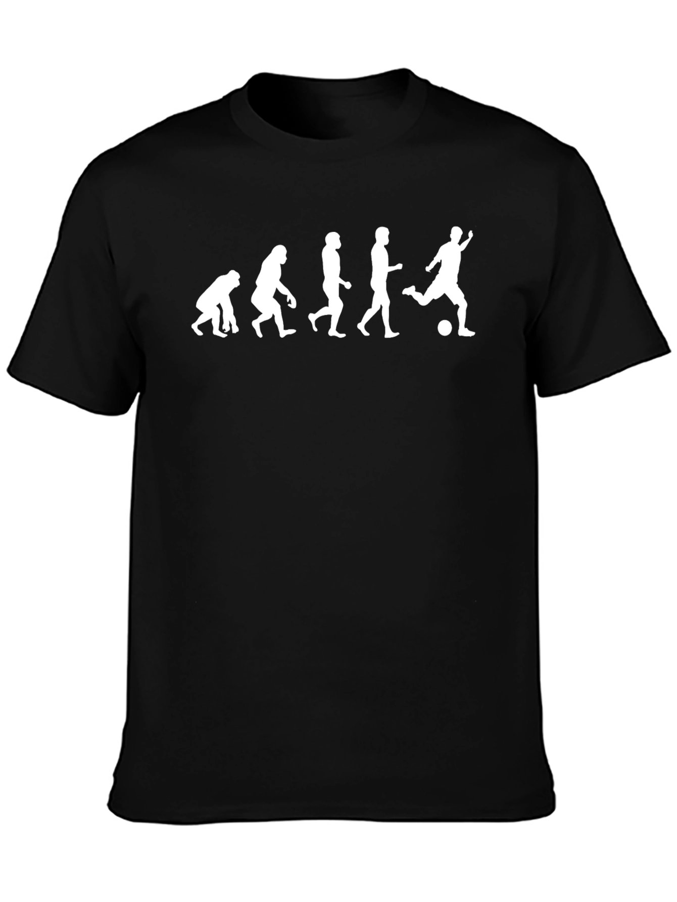 Evolution of Soccer T-Shirt - Funny Graphic Tee