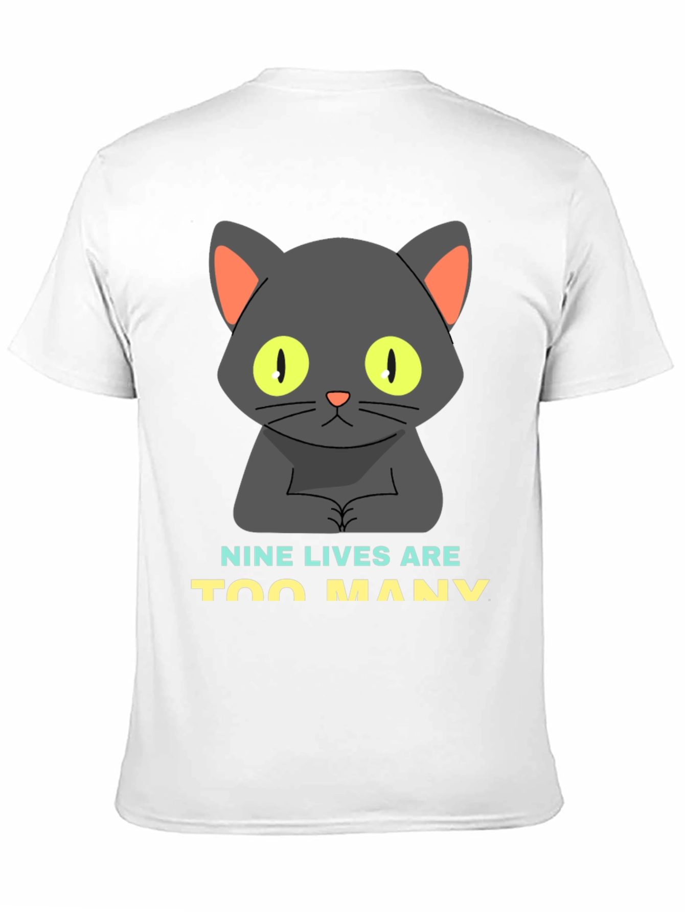 Nine Lives Cat Graphic Tee - Unisex