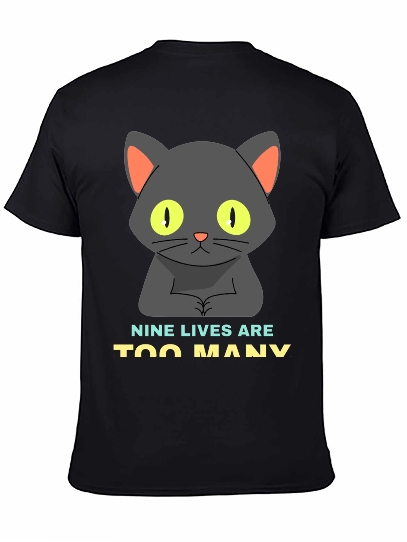 Nine Lives Cat Graphic Tee - Unisex