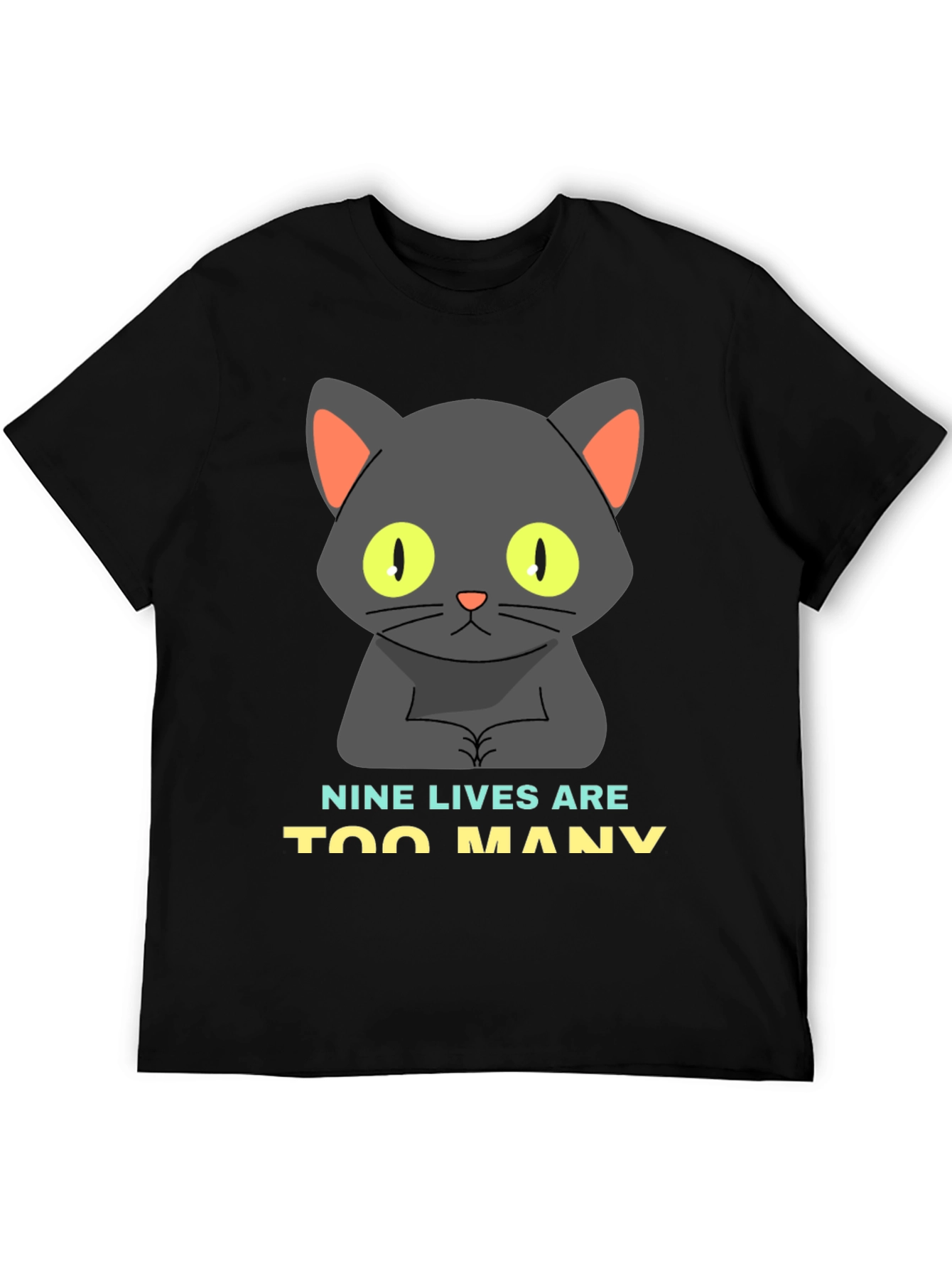 Nine Lives Cat Graphic Tee - Unisex