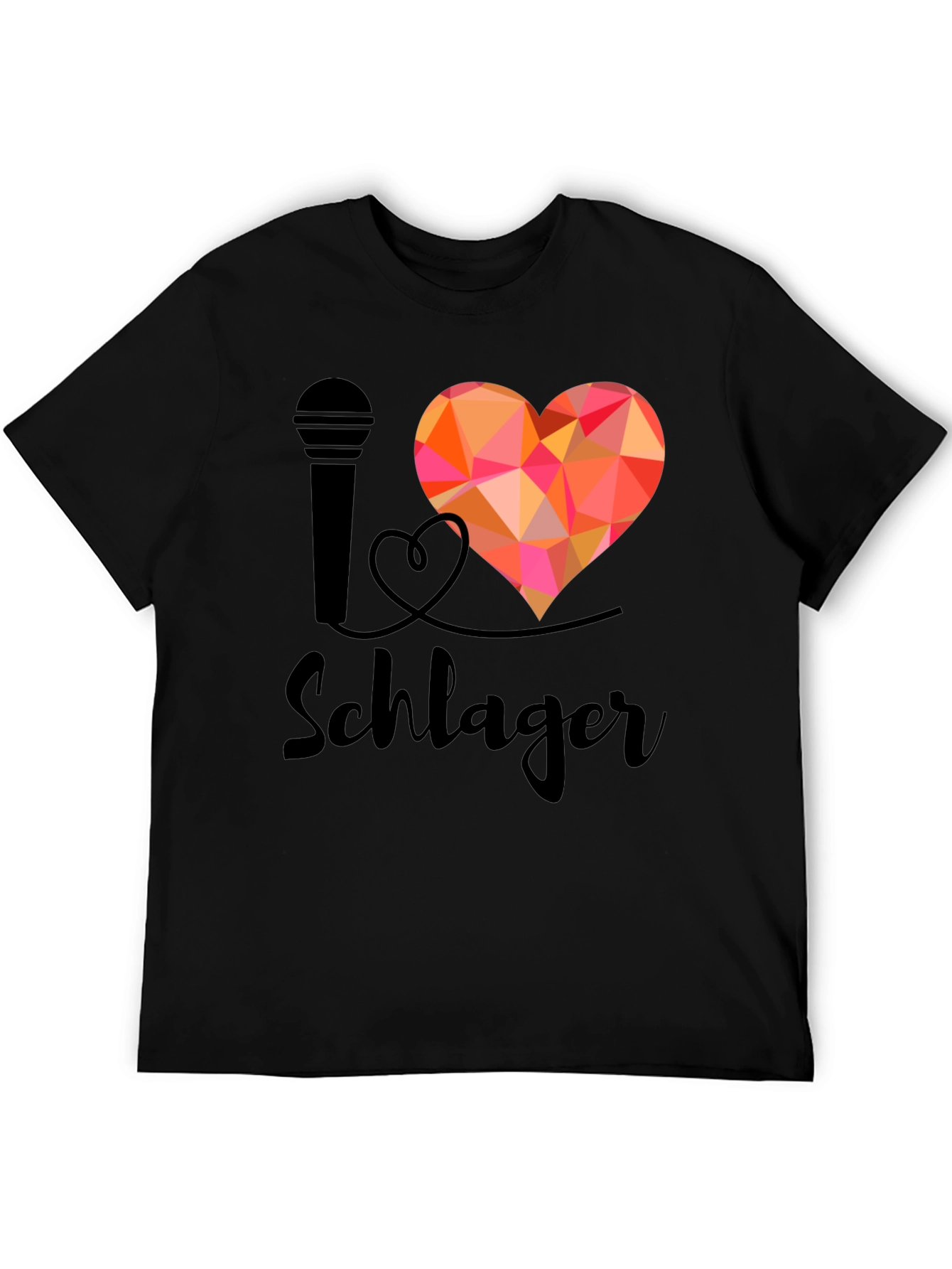 I Love Schlager T-Shirt - Music Lover Tee