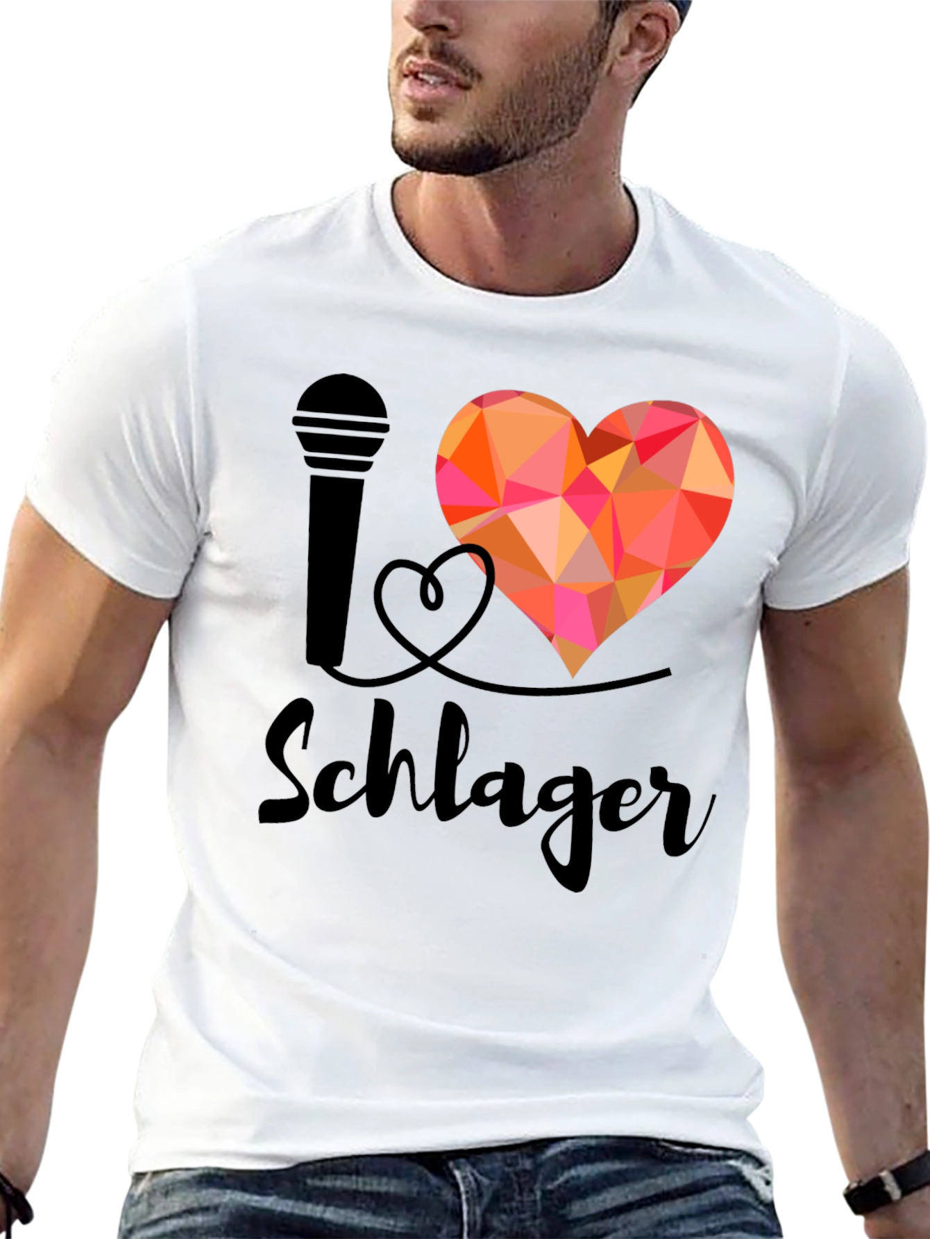 I Love Schlager T-Shirt - Music Lover Tee