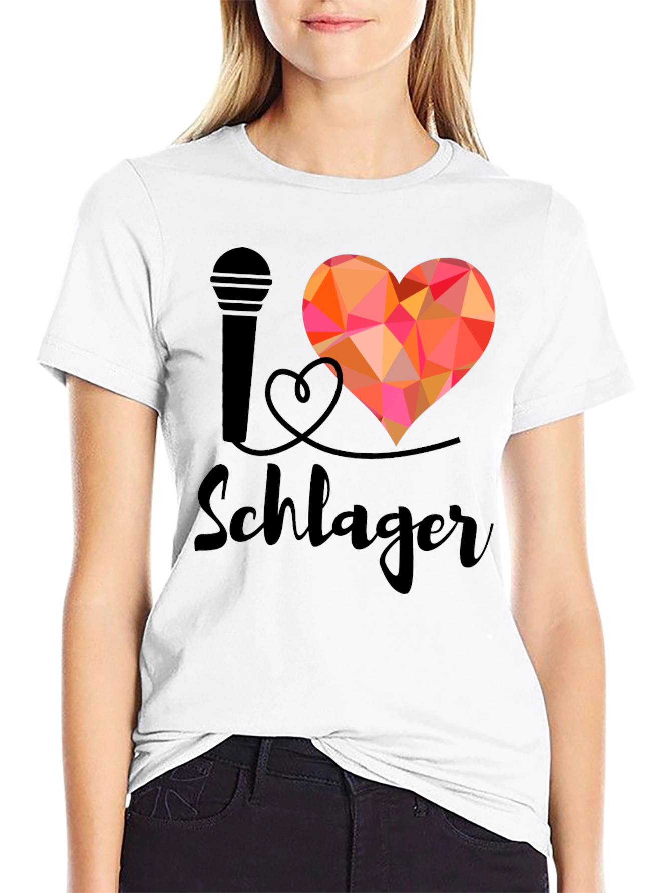 I Love Schlager T-Shirt - Music Lover Tee