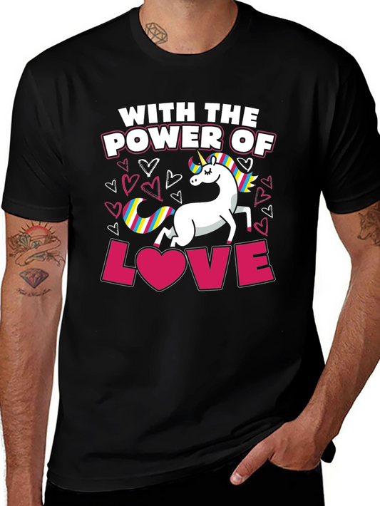 Unicorn Power of Love T-Shirt