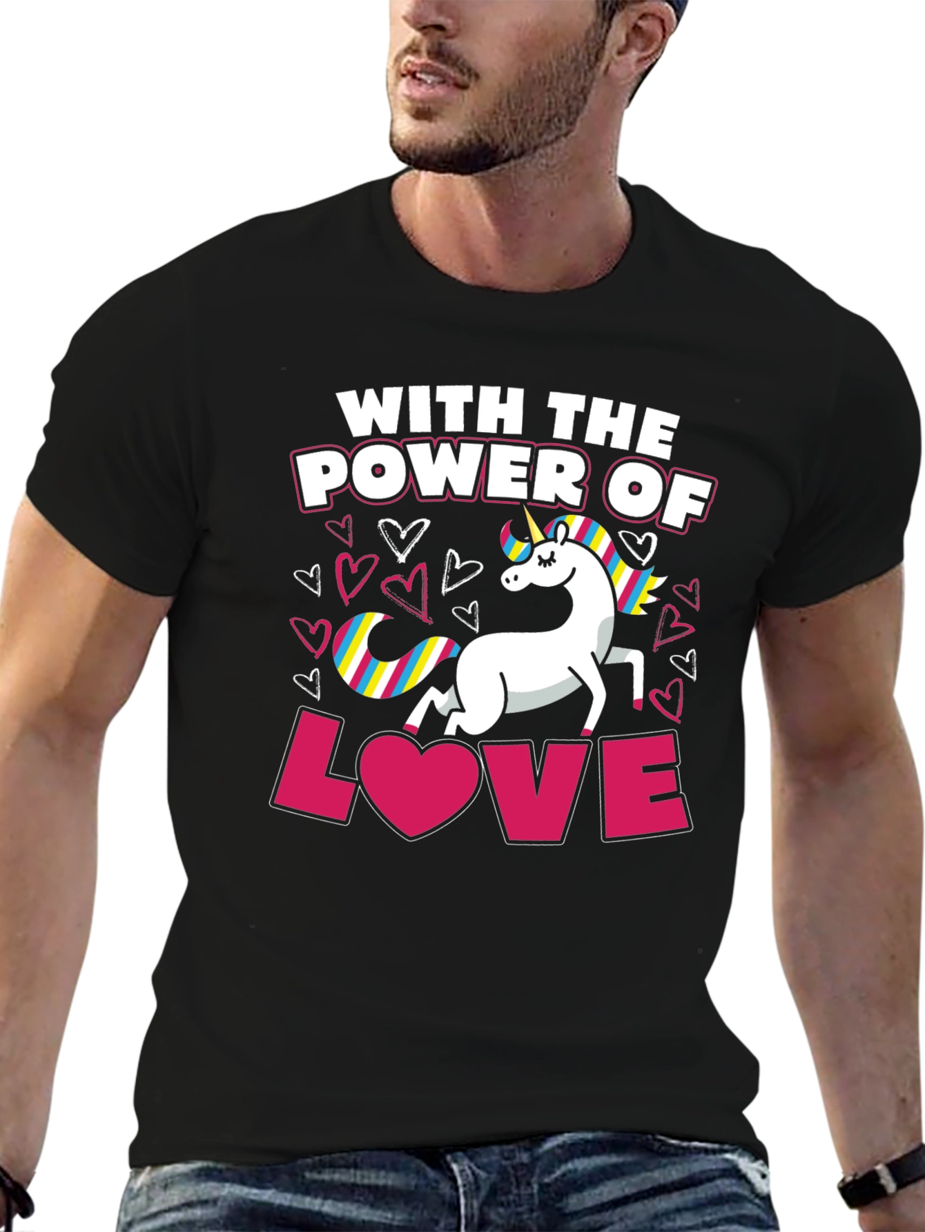 Unicorn Power of Love T-Shirt