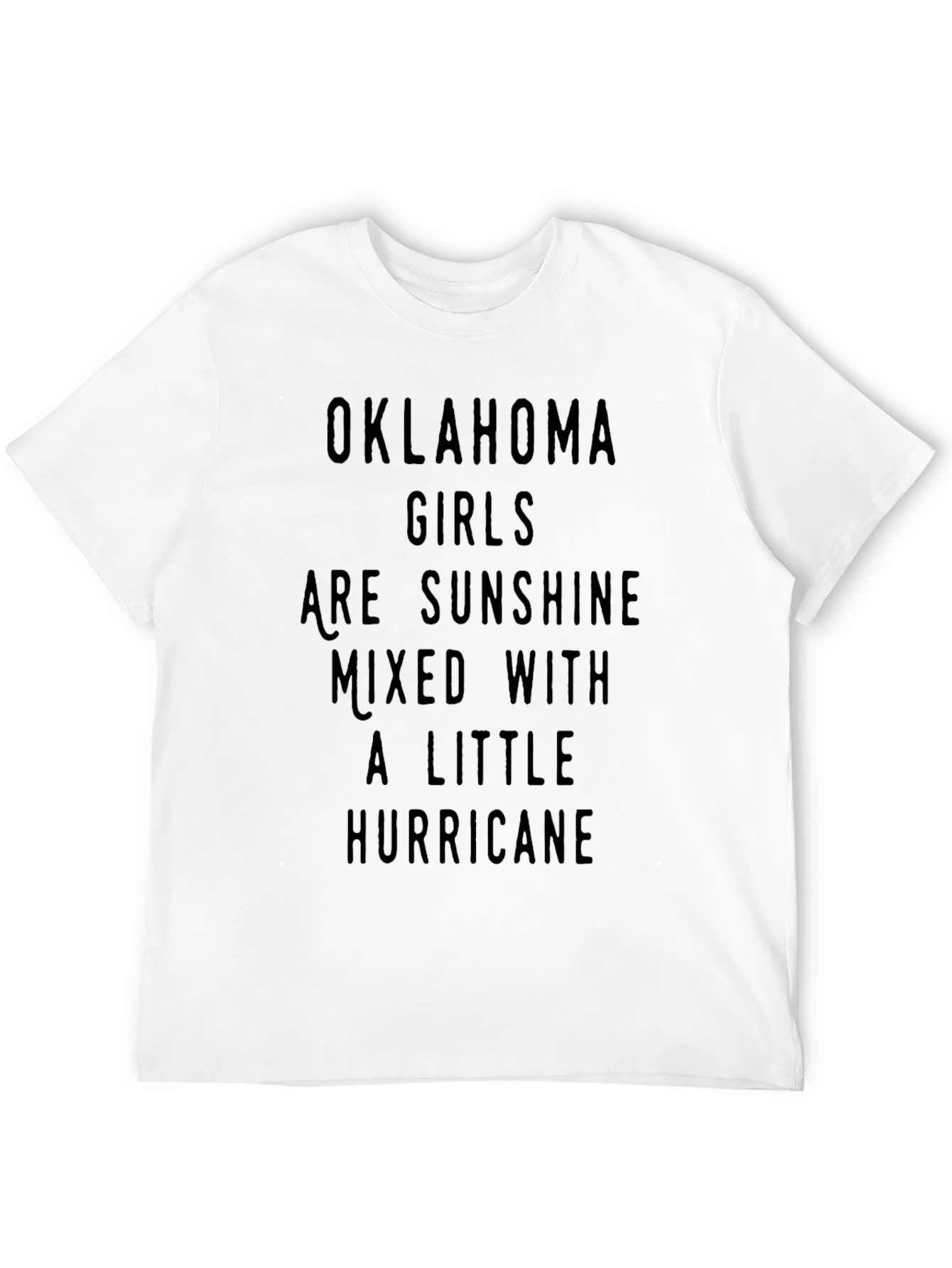 Oklahoma Girls Hurricane T-Shirt - Unisex Black Tee