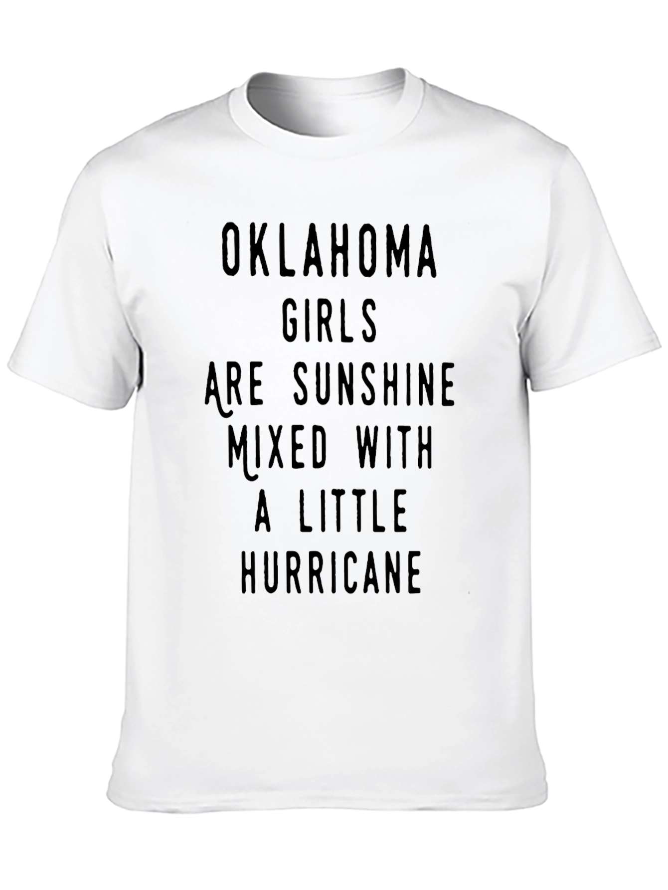 Oklahoma Girls Hurricane T-Shirt - Unisex Black Tee