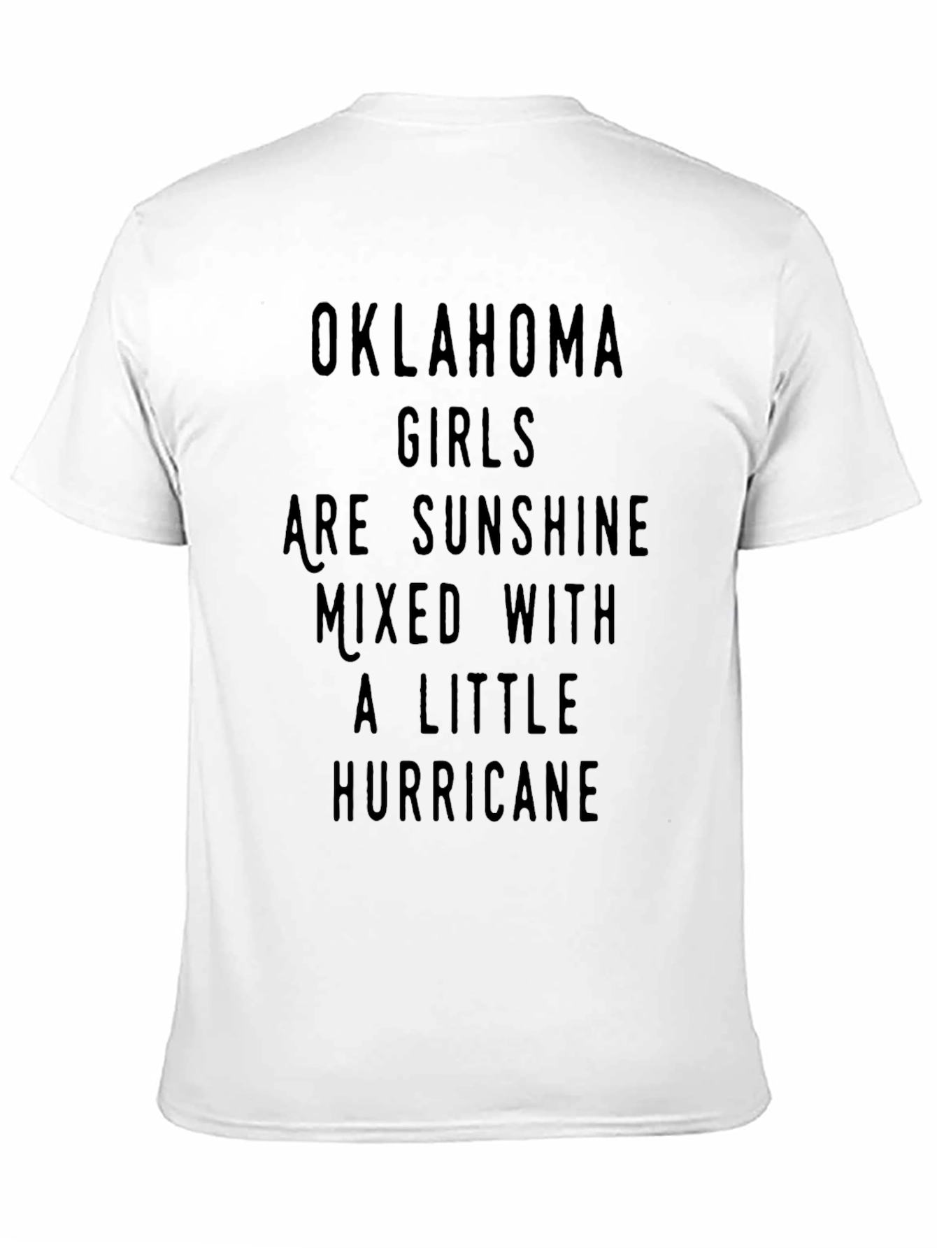 Oklahoma Girls Hurricane T-Shirt - Unisex Black Tee