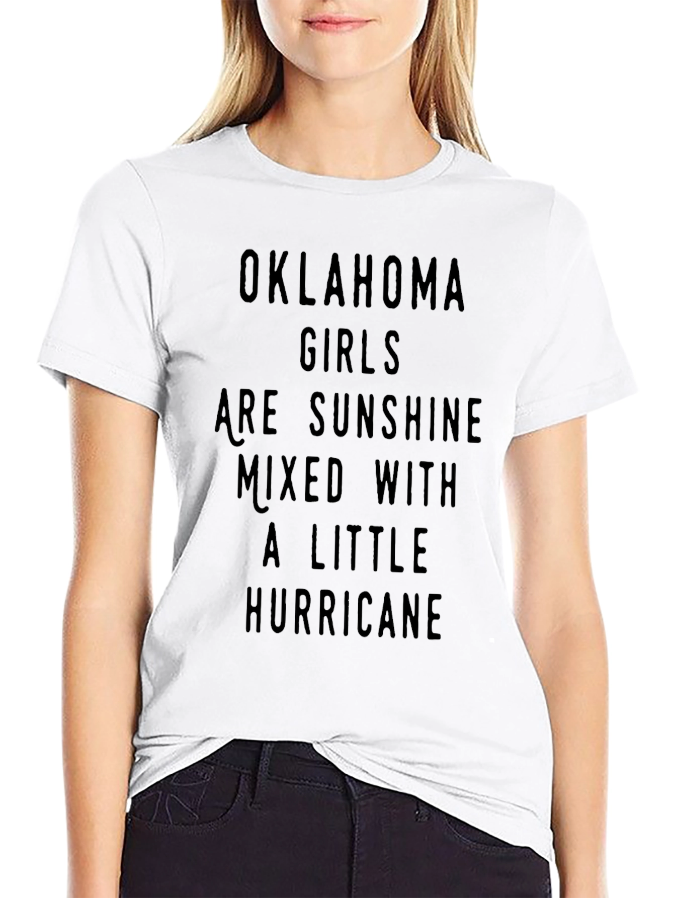 Oklahoma Girls Hurricane T-Shirt - Unisex Black Tee