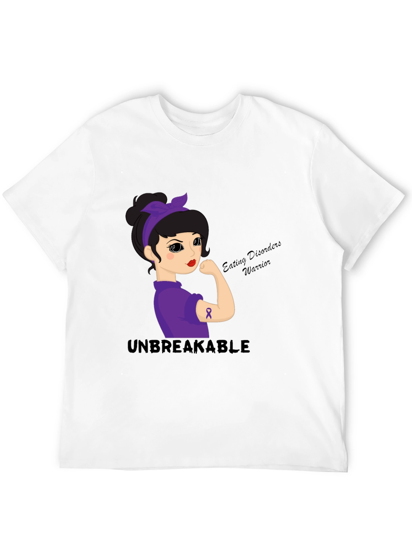 Unbreakable Eating Disorders Warrior Graphic Tee