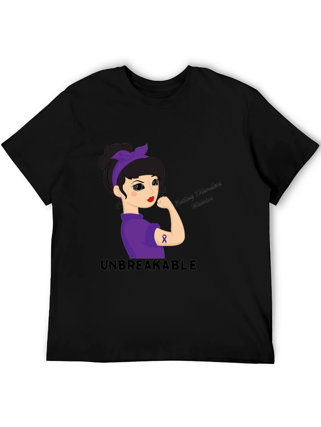 Unbreakable Eating Disorders Warrior Graphic Tee