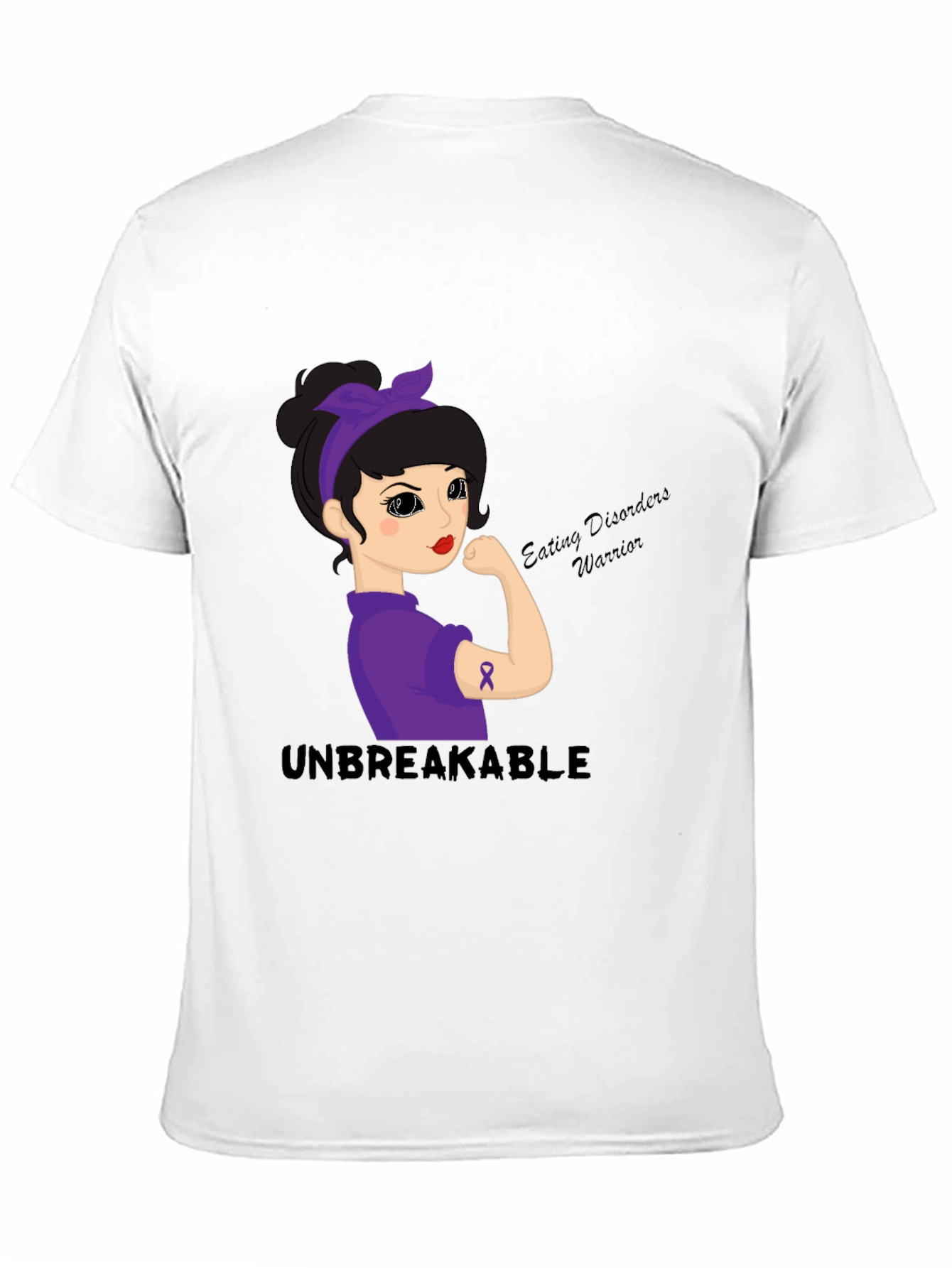 Unbreakable Eating Disorders Warrior Graphic Tee