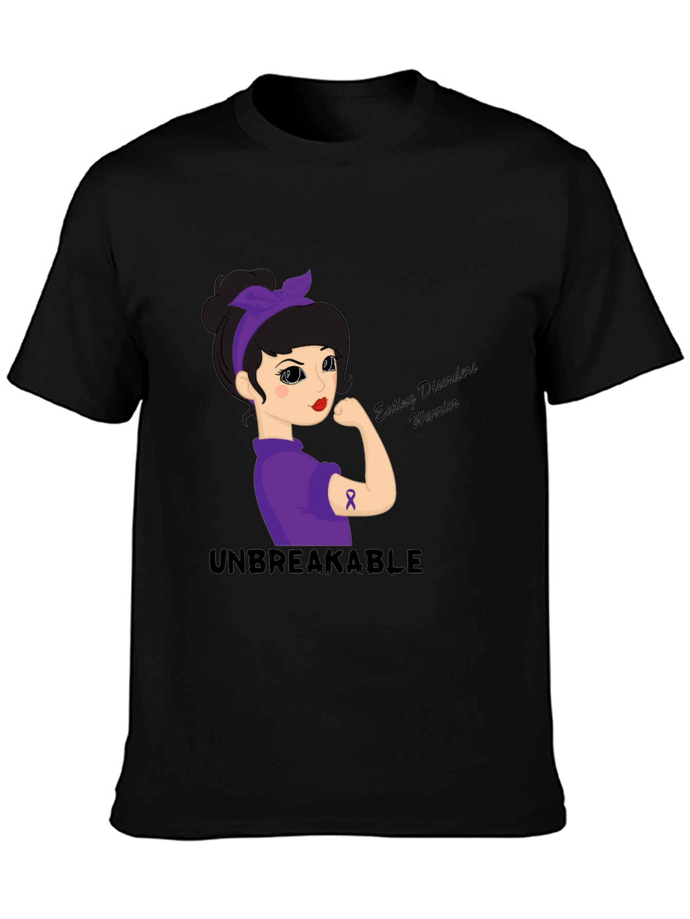 Unbreakable Eating Disorders Warrior Graphic Tee